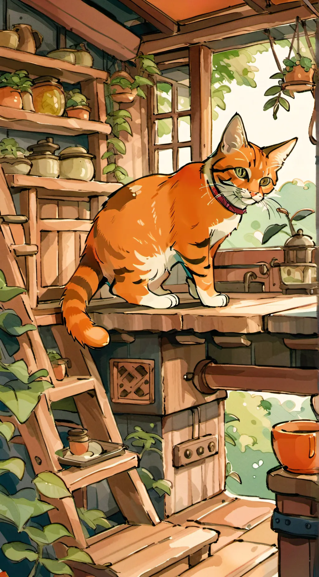 ai character: bunny background