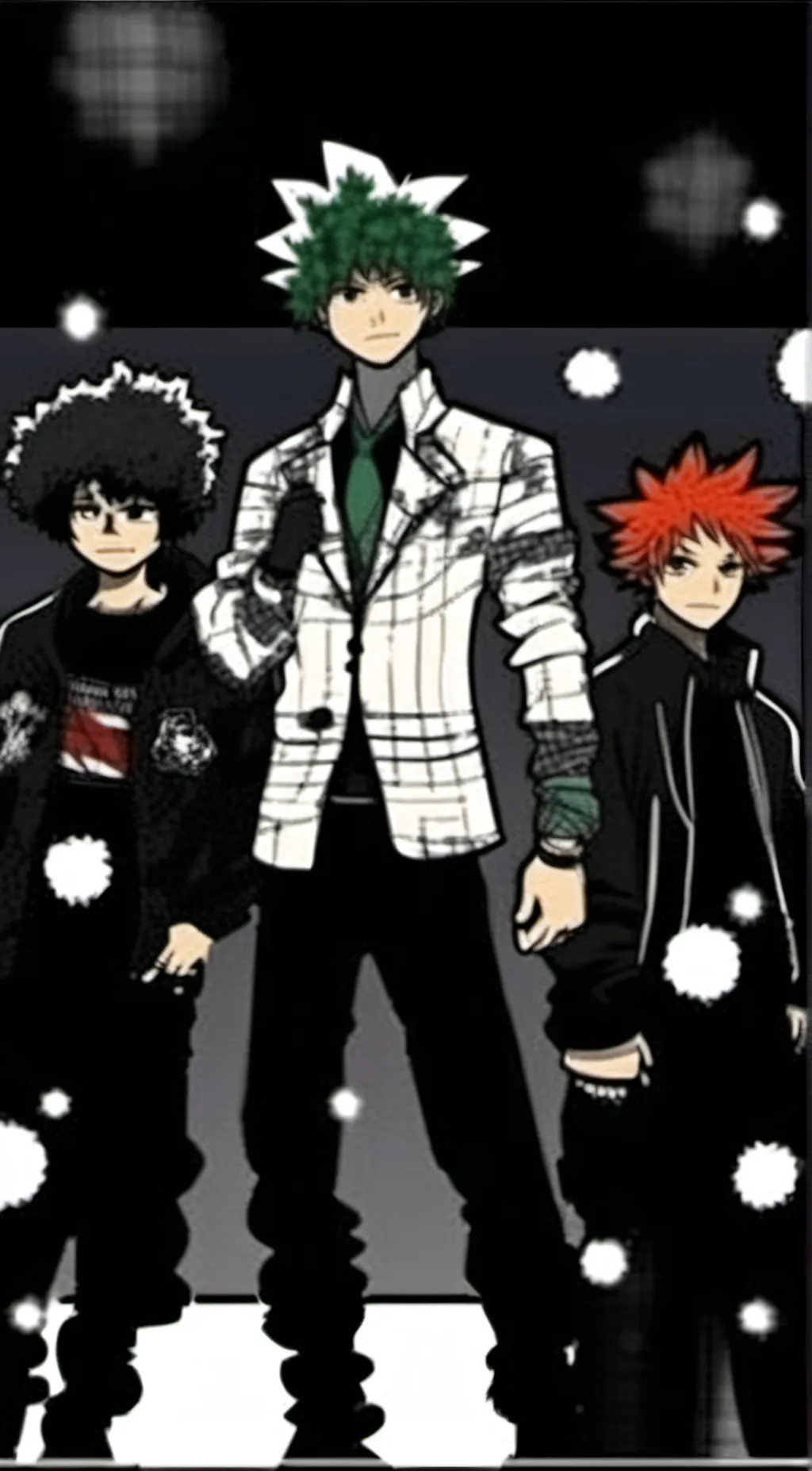 ai character: Deku (Gangster) background