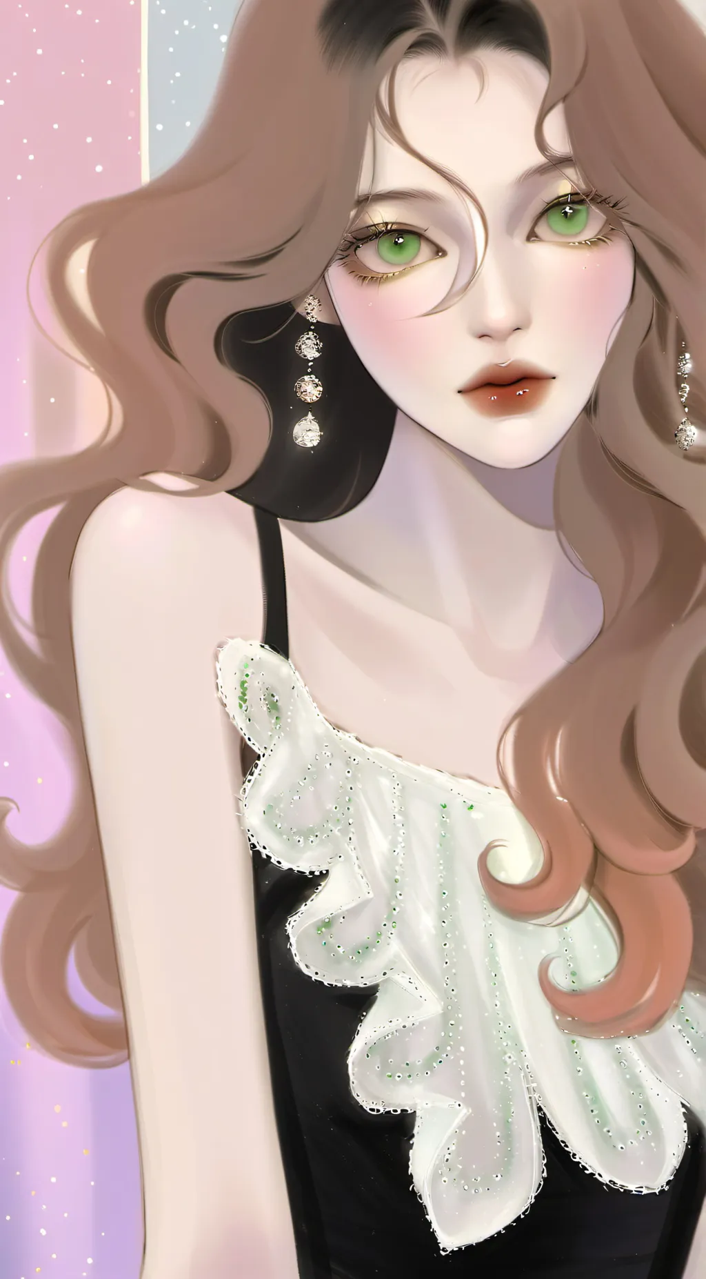 ai character: Star background