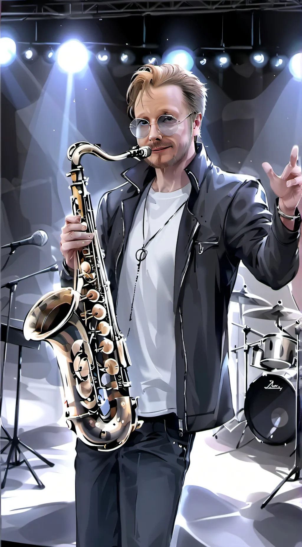 ai character: Barry Saunders background