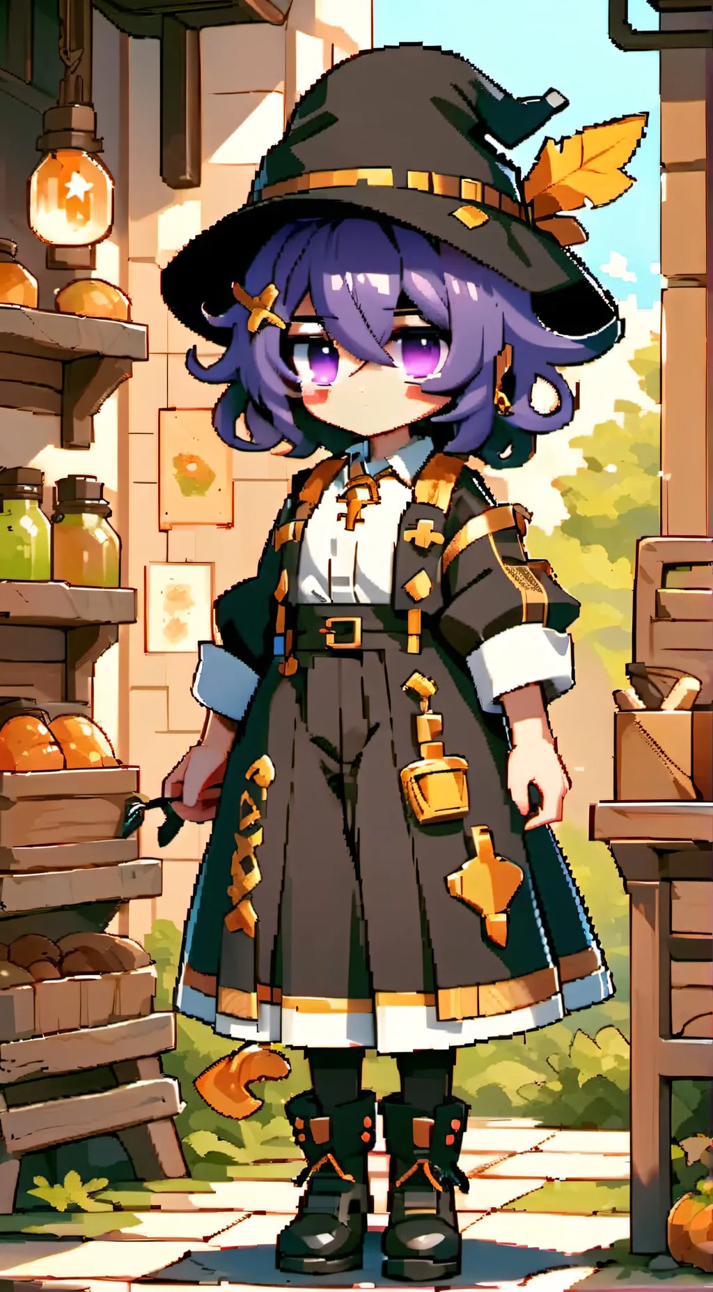 ai character: Uzi doorman background