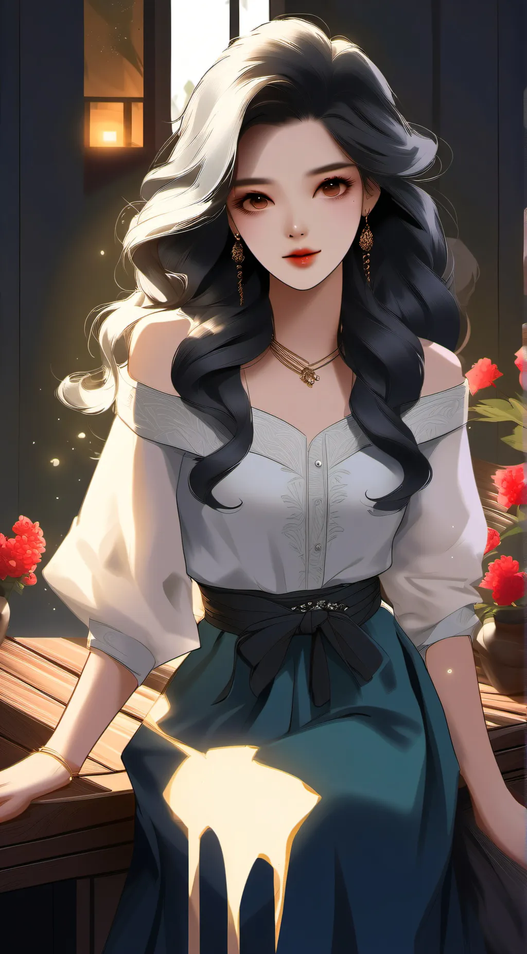 ai character: wif background