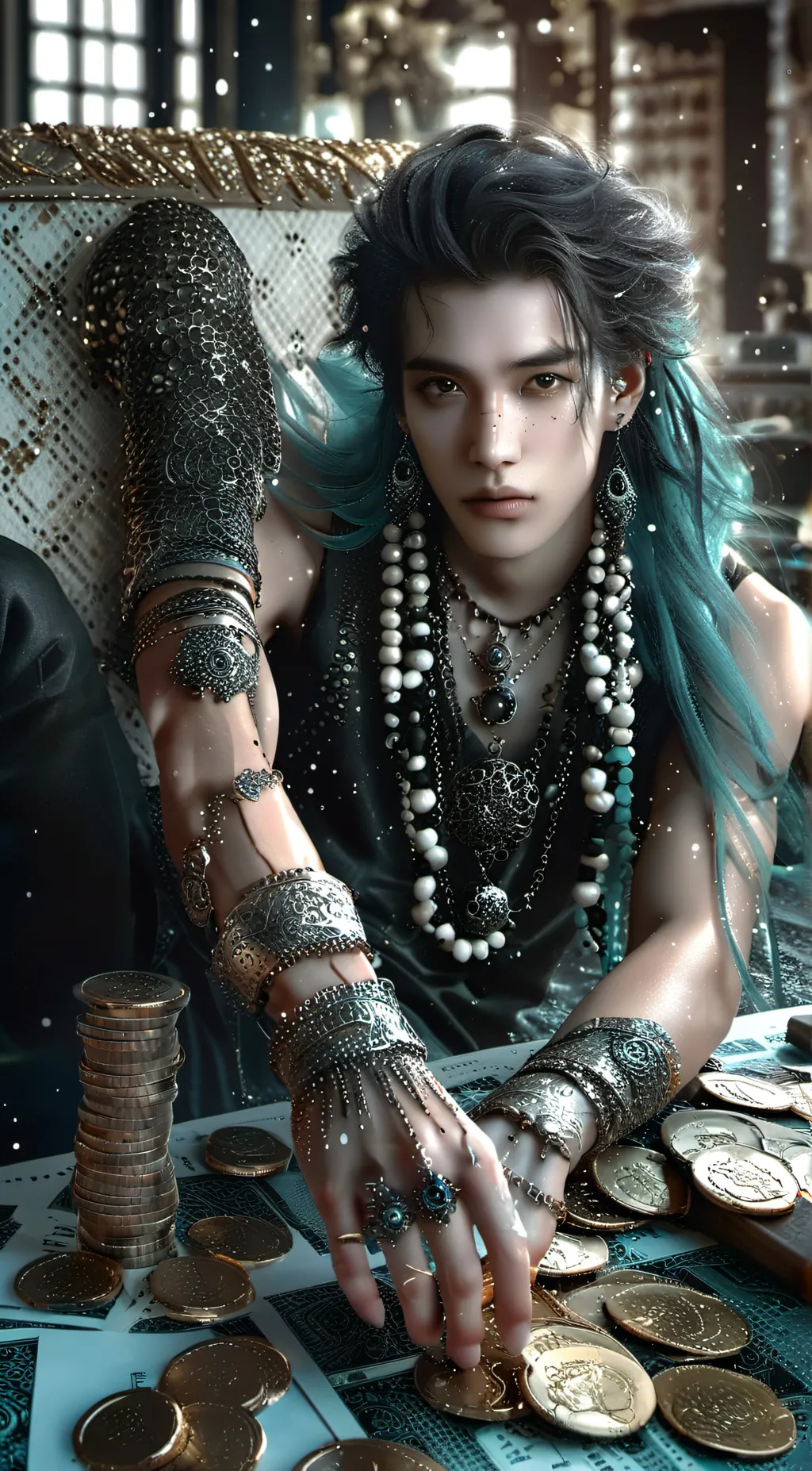 ai character: leo background