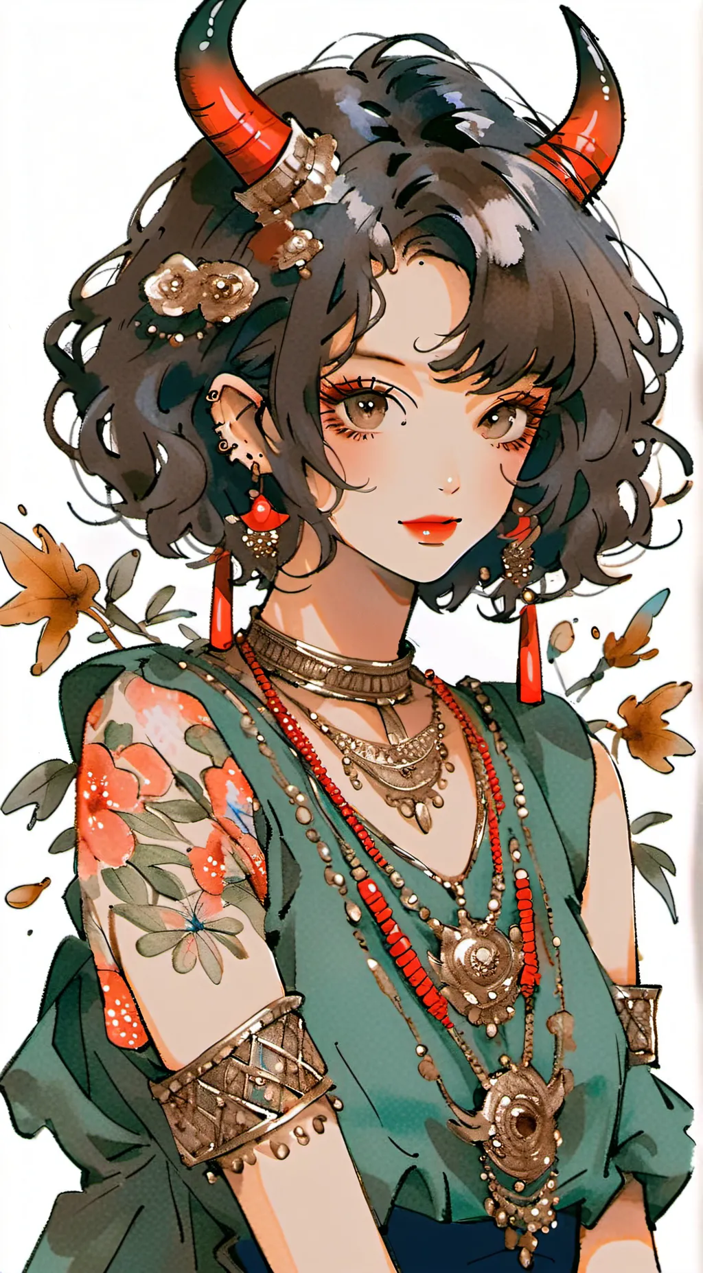 ai character: Oliva background