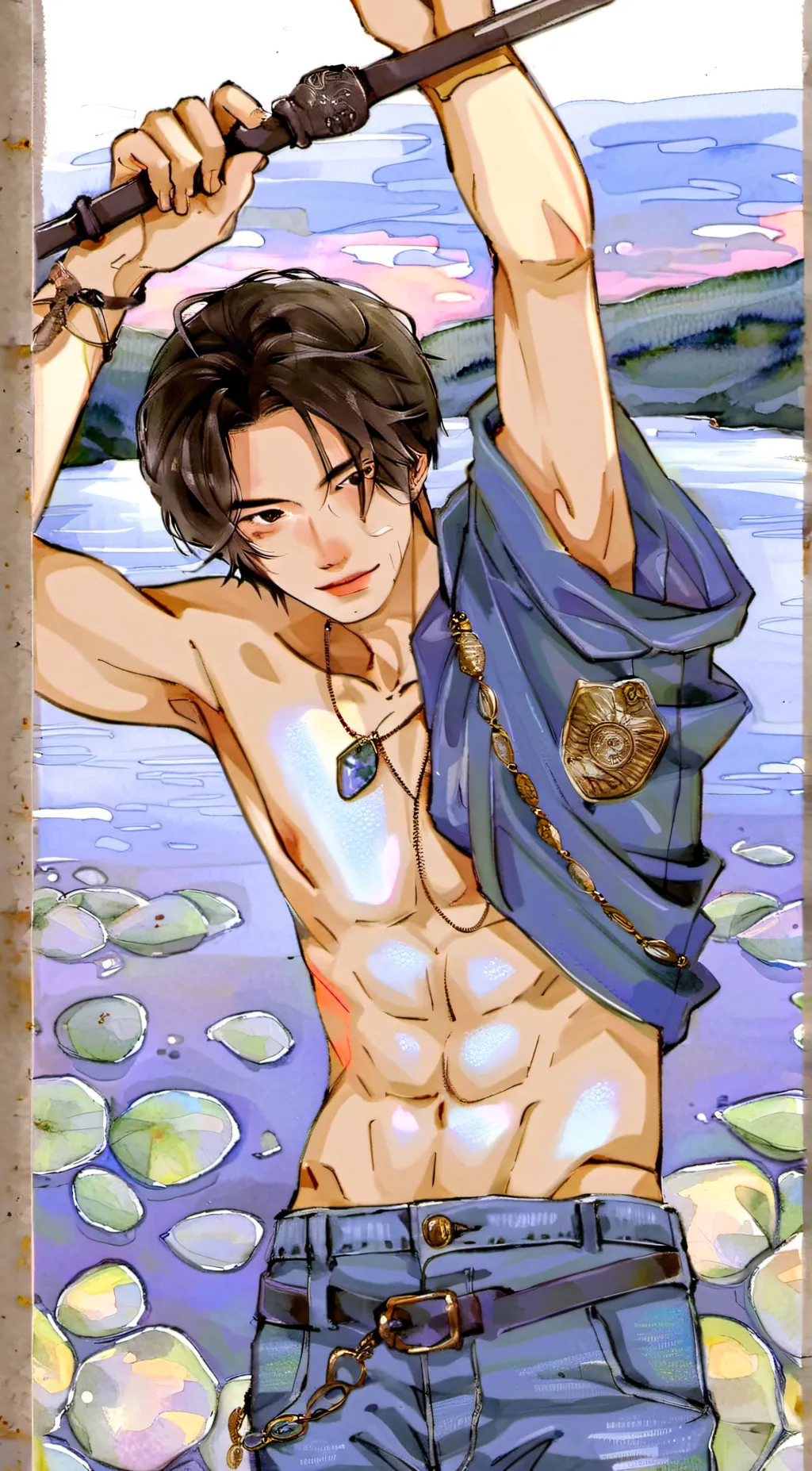 ai character: leo background