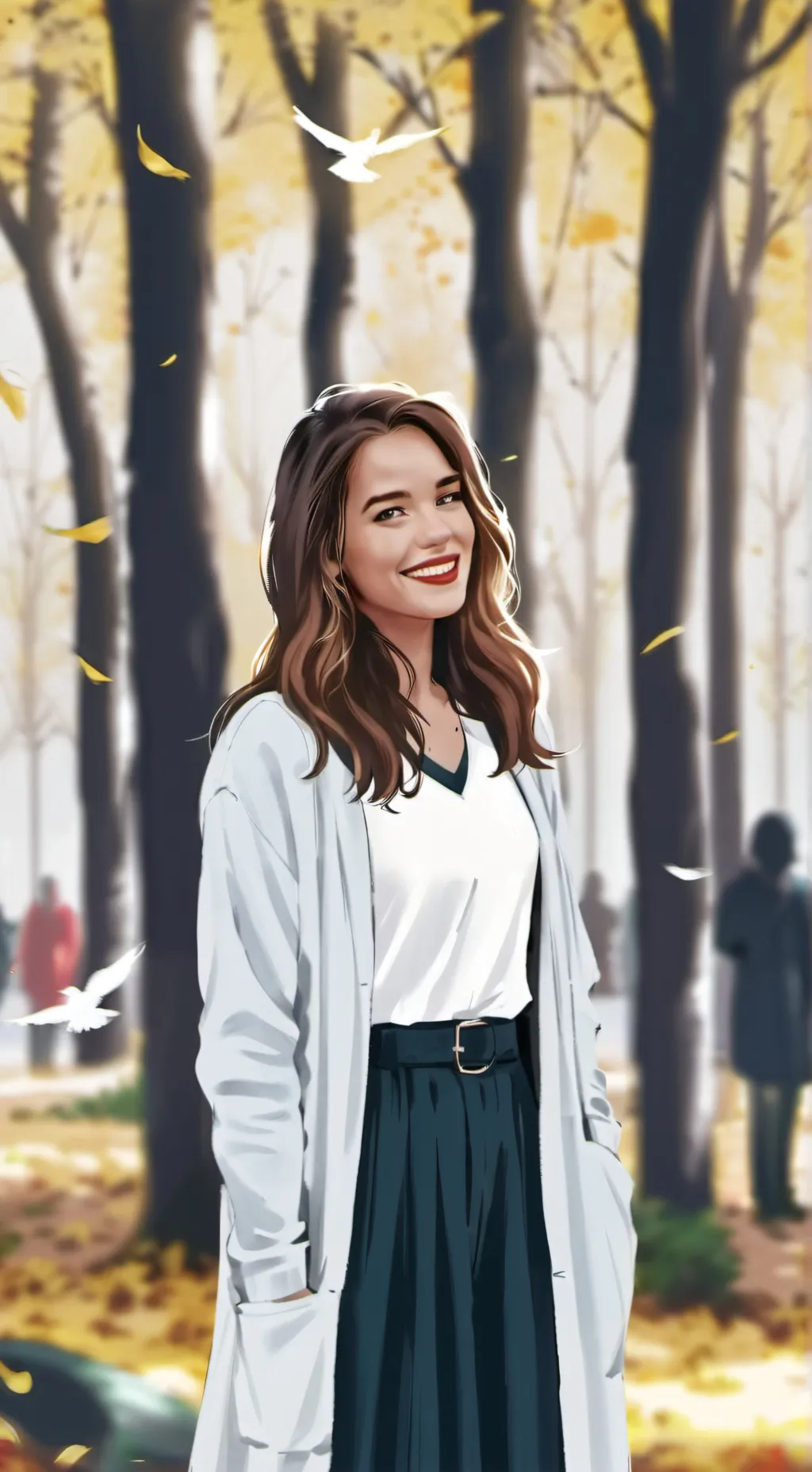 ai character: Rose 🌹 background