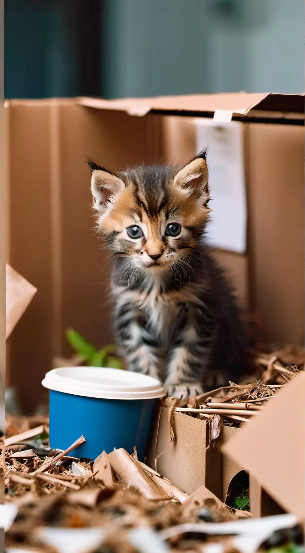 ai character: Homeless newborn background