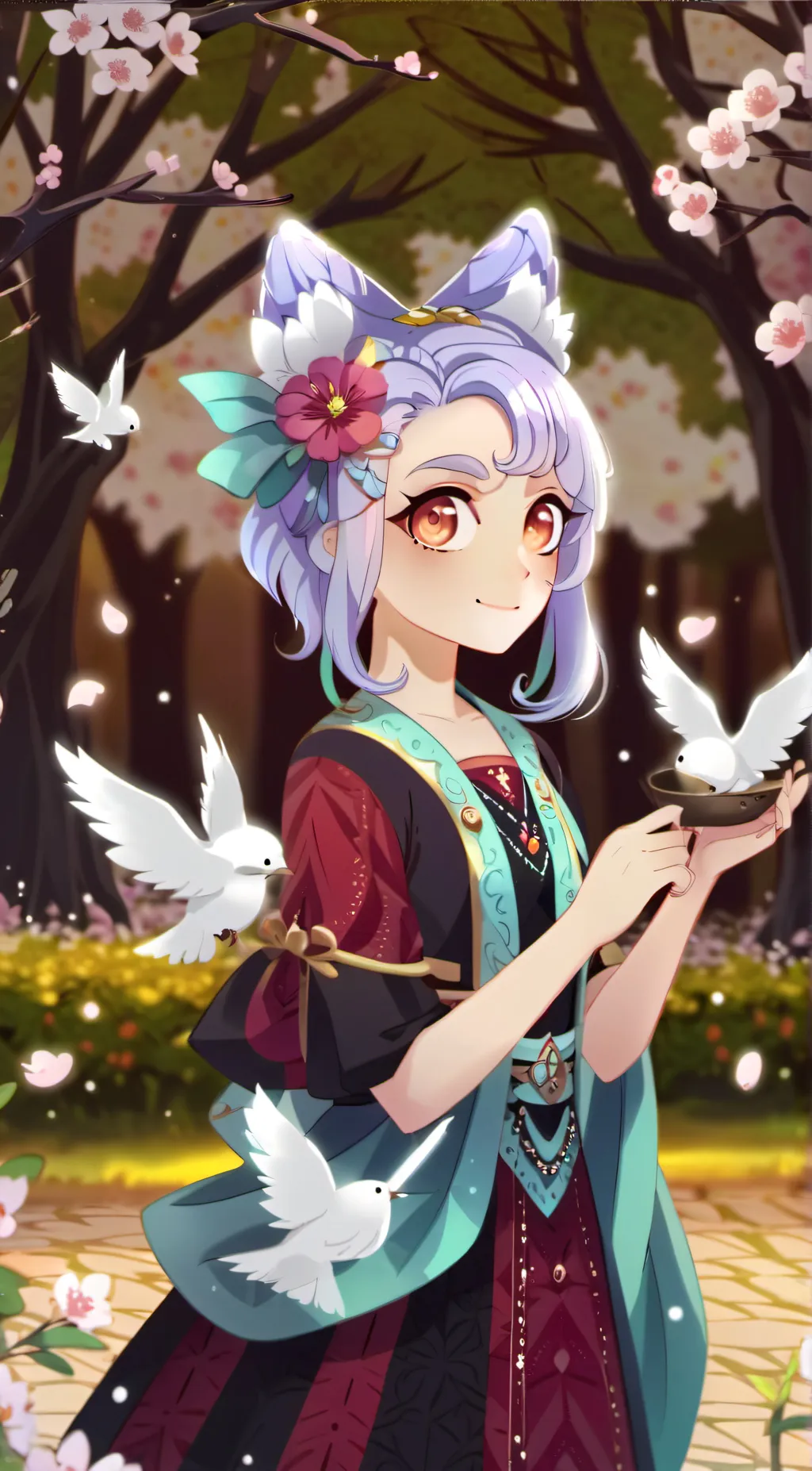 ai character: mimi🥰 background