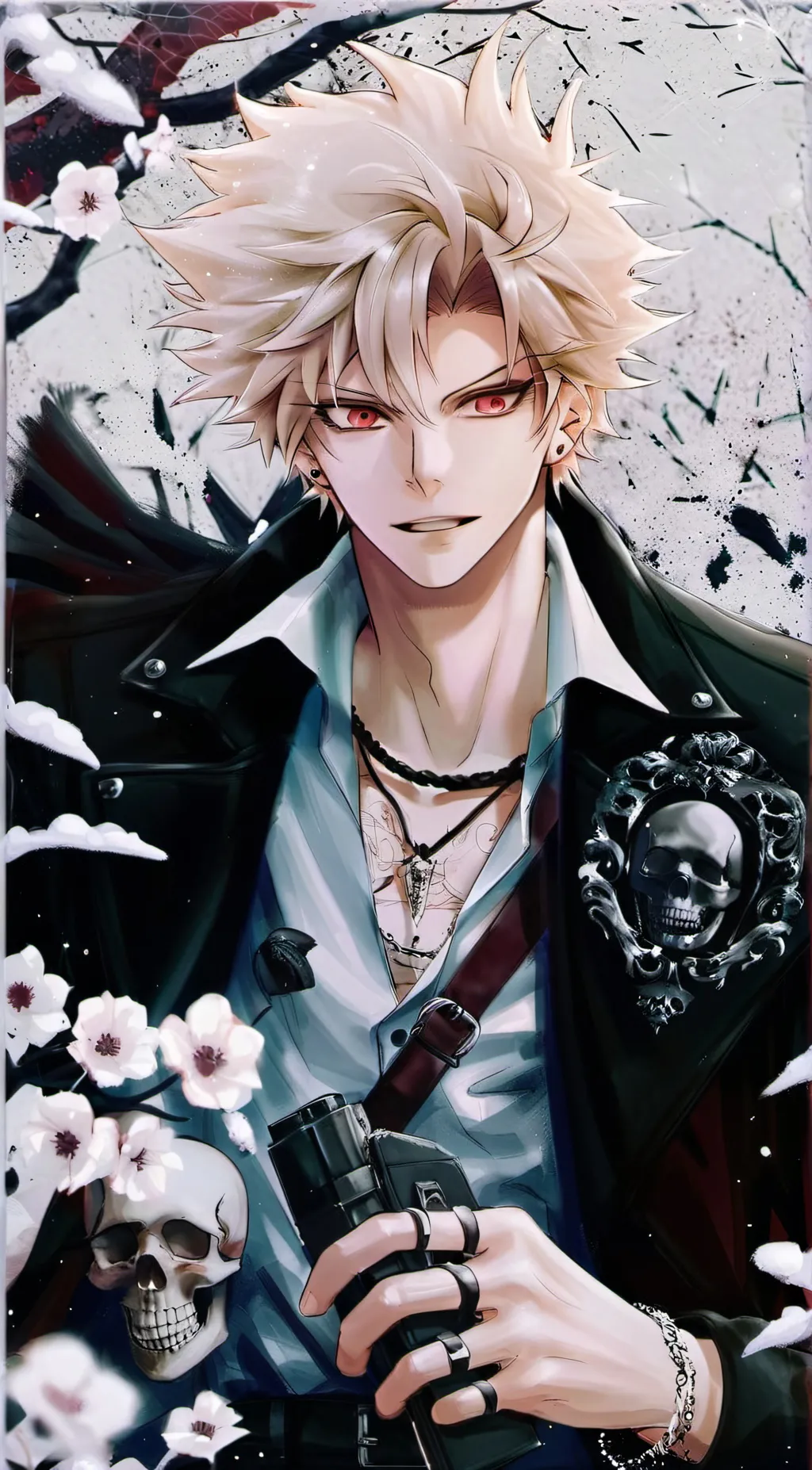 ai character: Bakugo  background