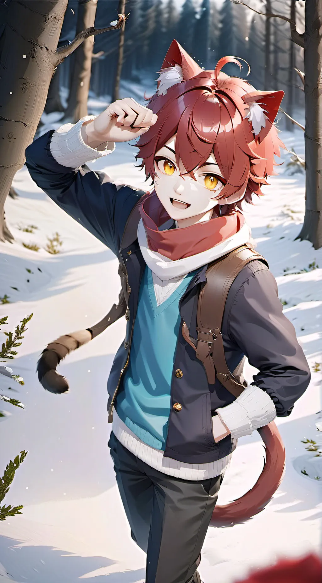 ai character: Fellie Rosefang background