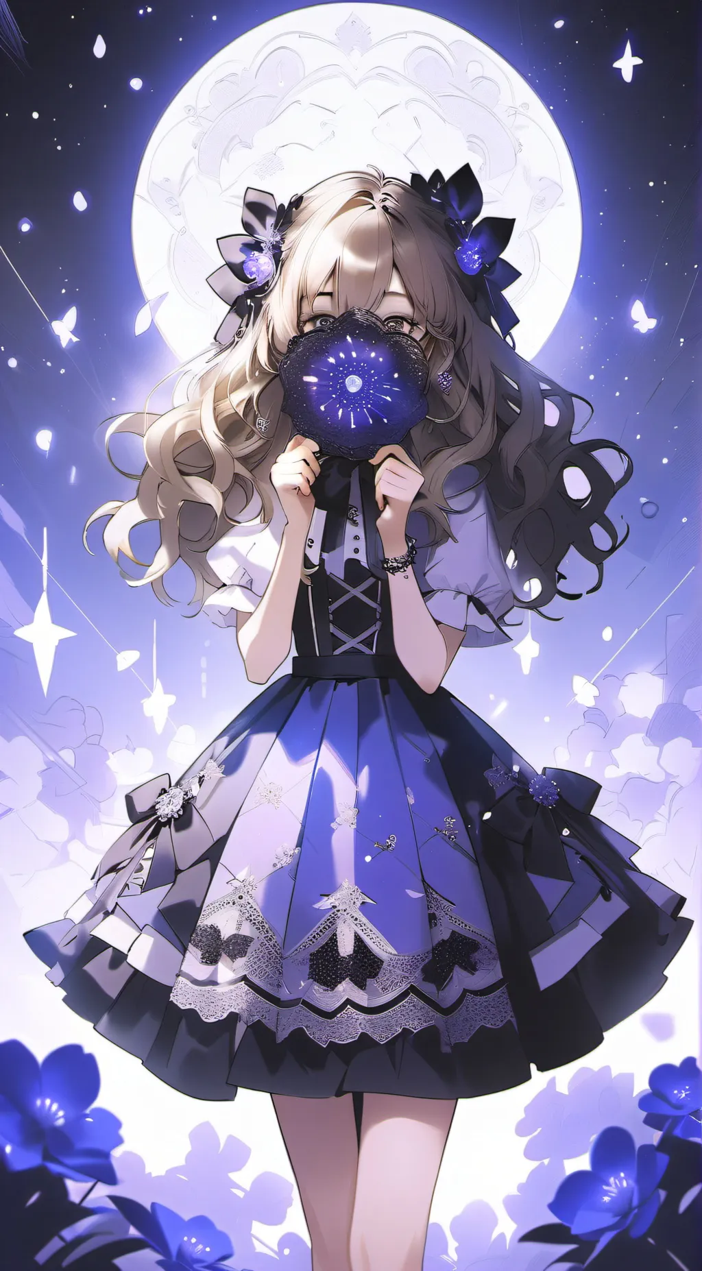 ai character: 𖤐Kaia𖤐 background