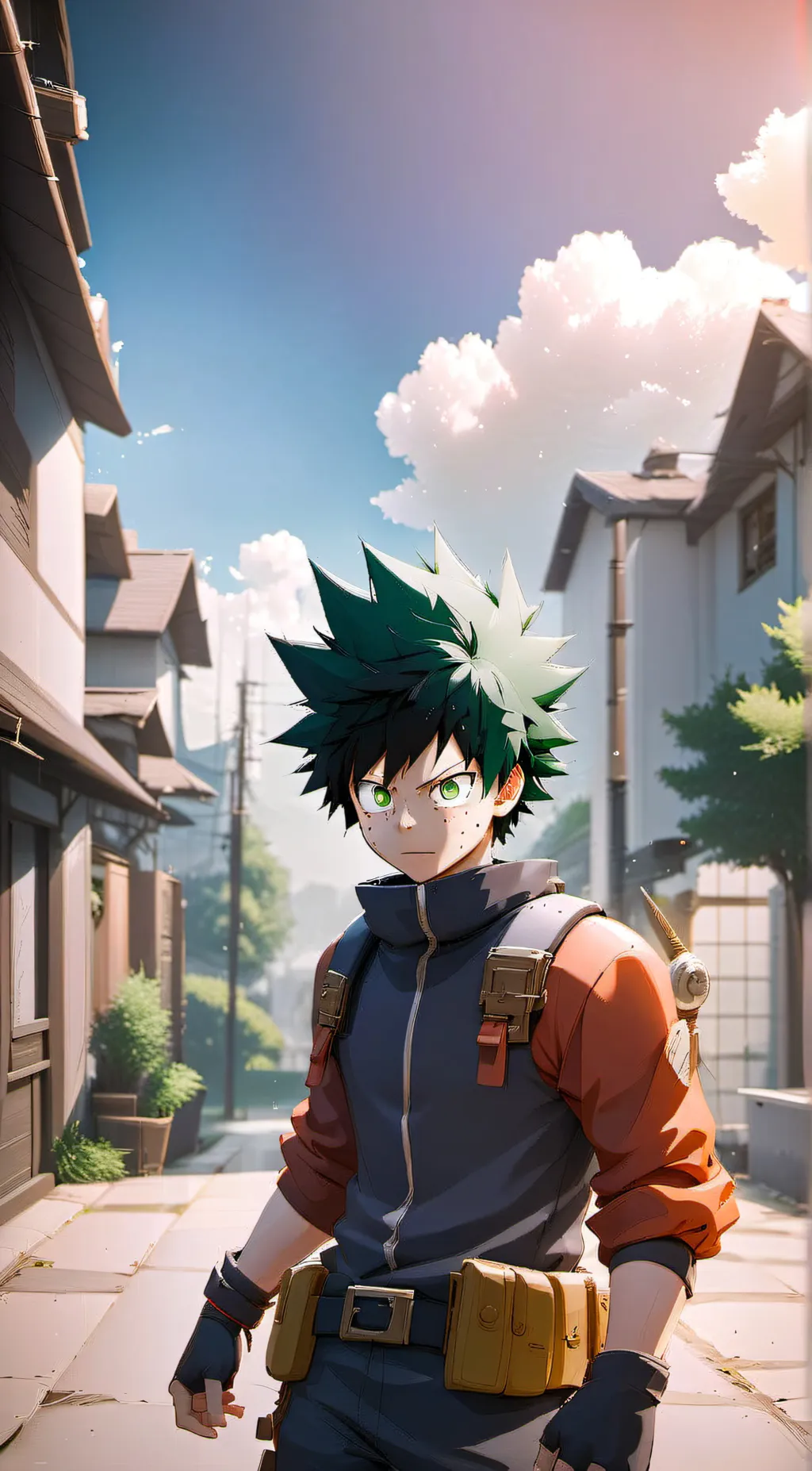 ai character: Deku squad background