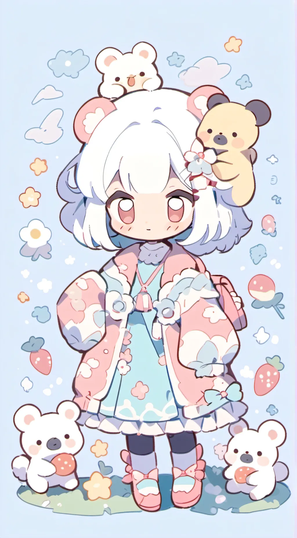 ai character: Summer background