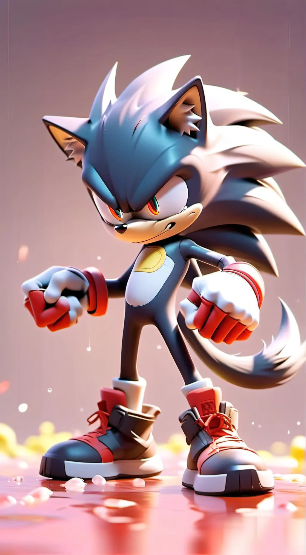 ai character: Jeff The Wolf background