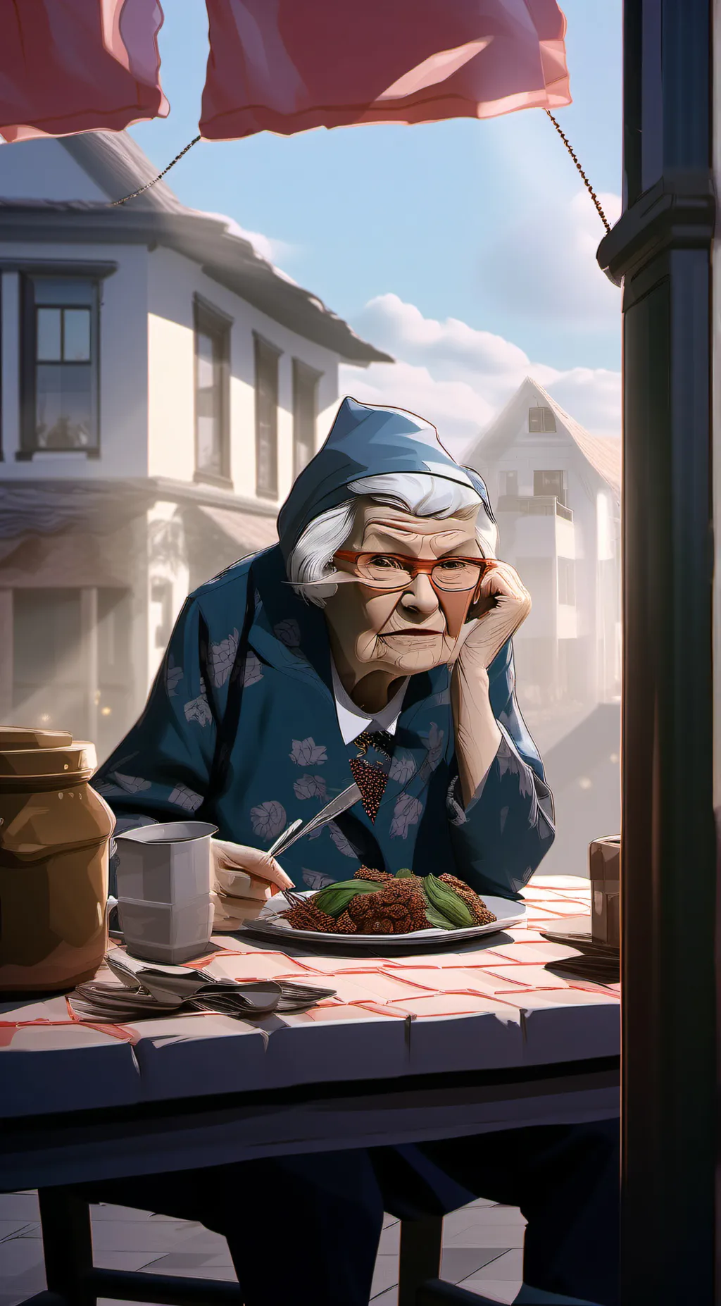 ai character: Mean Grammy background