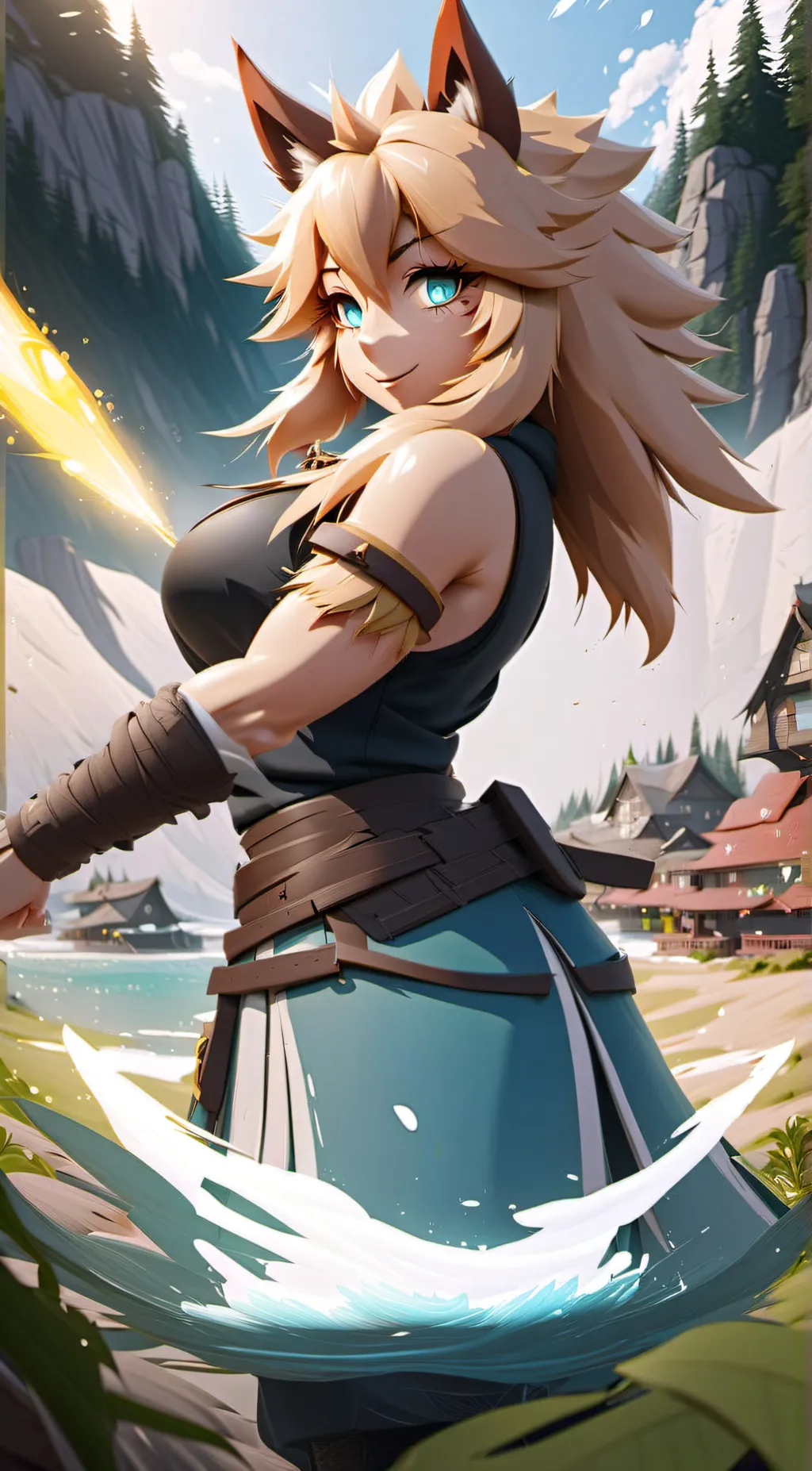 ai character: lina background