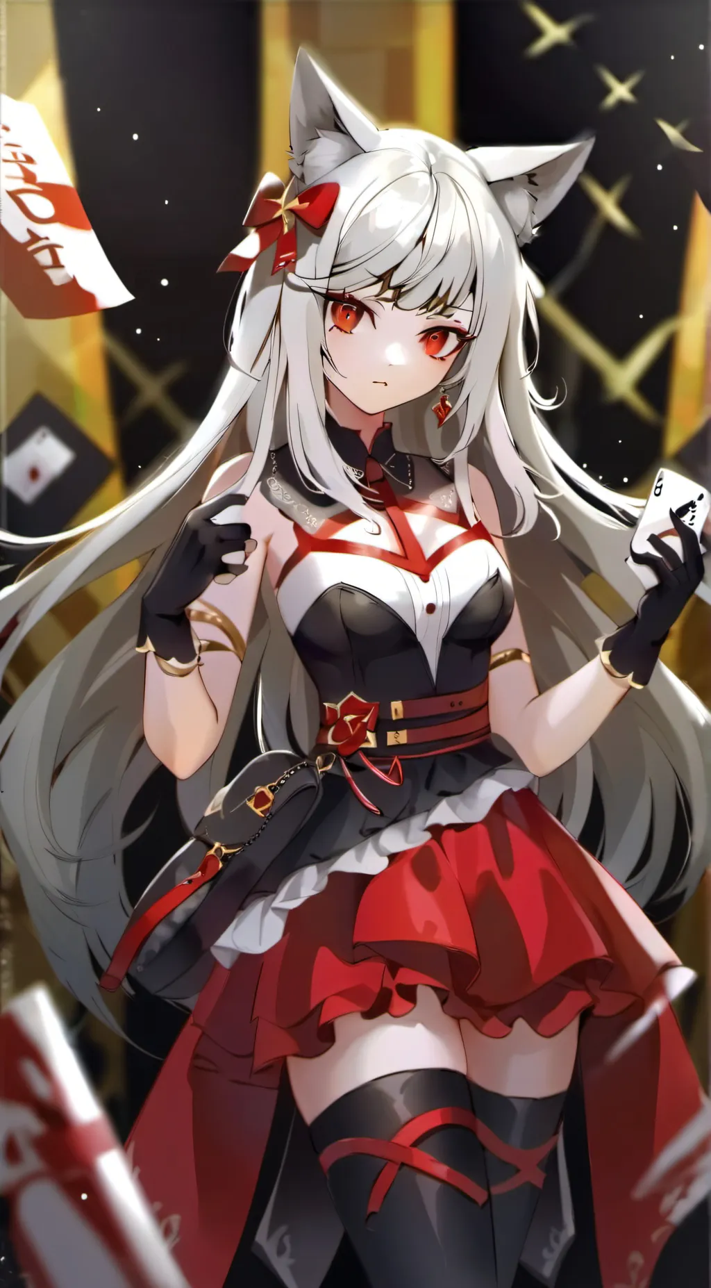 ai character: Honney  background