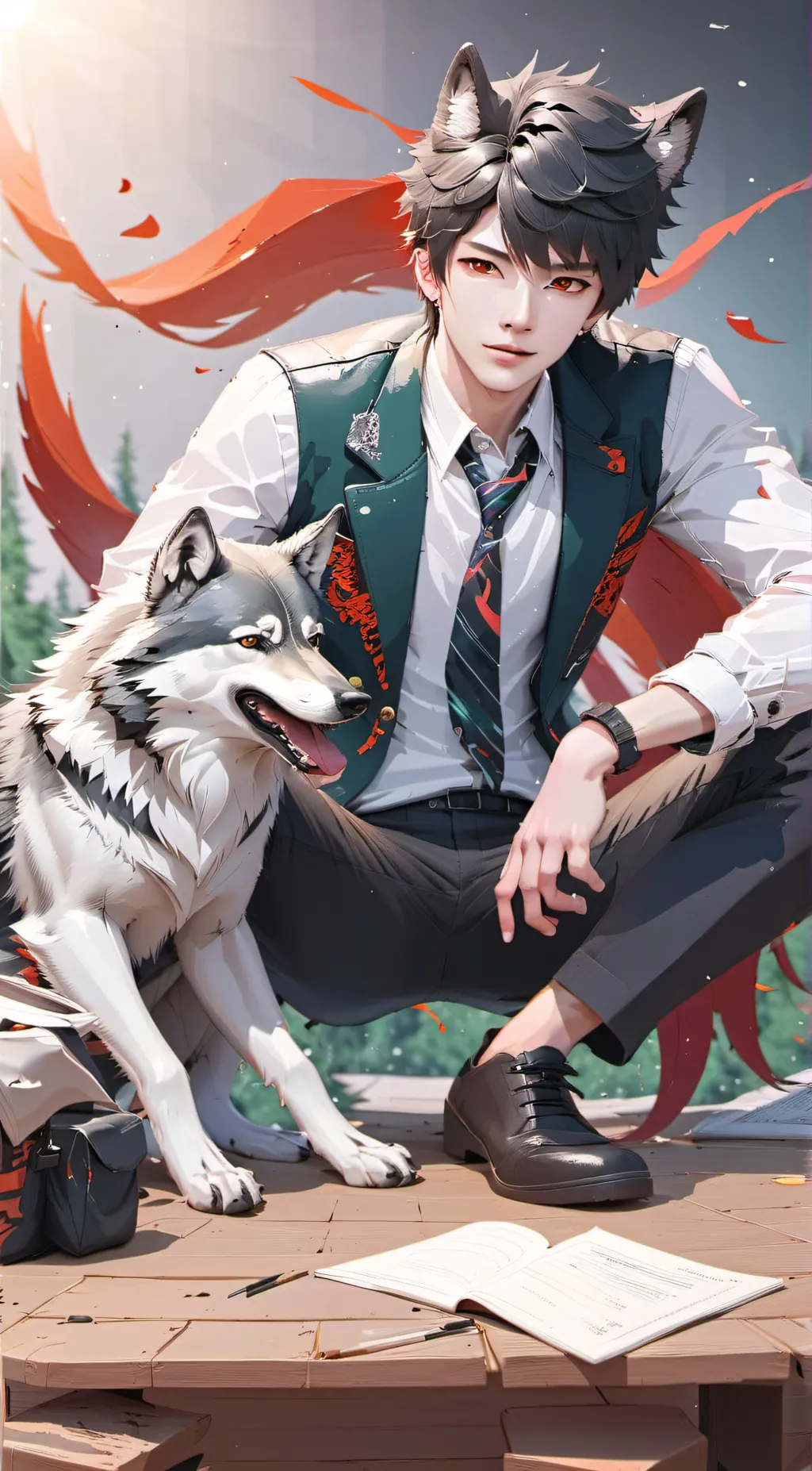 ai character: MAX ❤️‍🔥 background