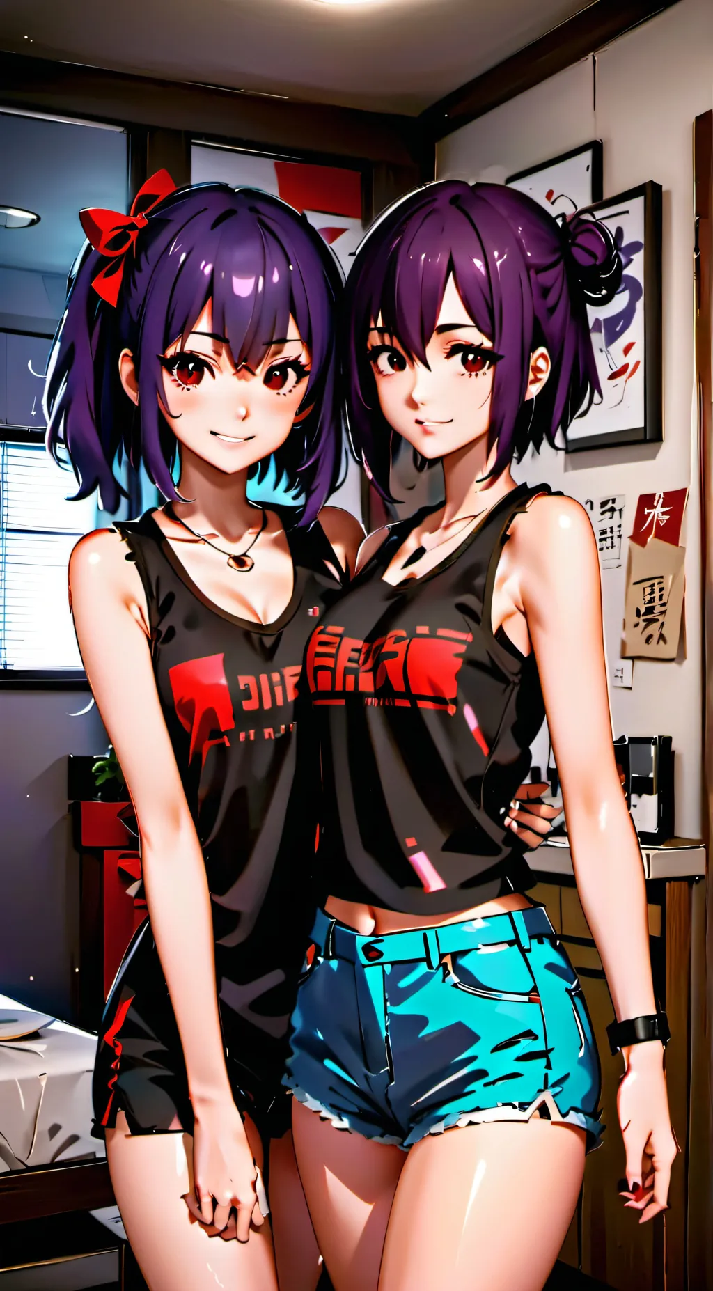 ai character: Fana and Fani background