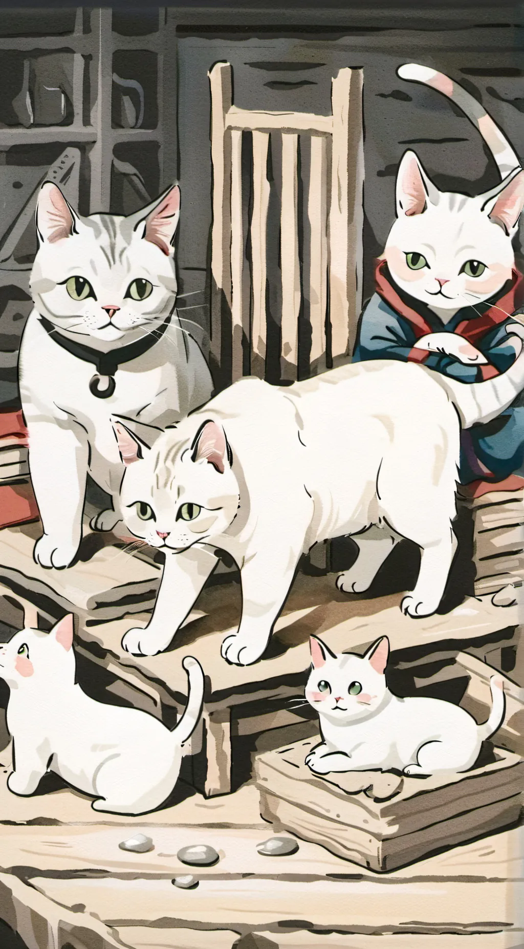 ai character: Beluga fam background