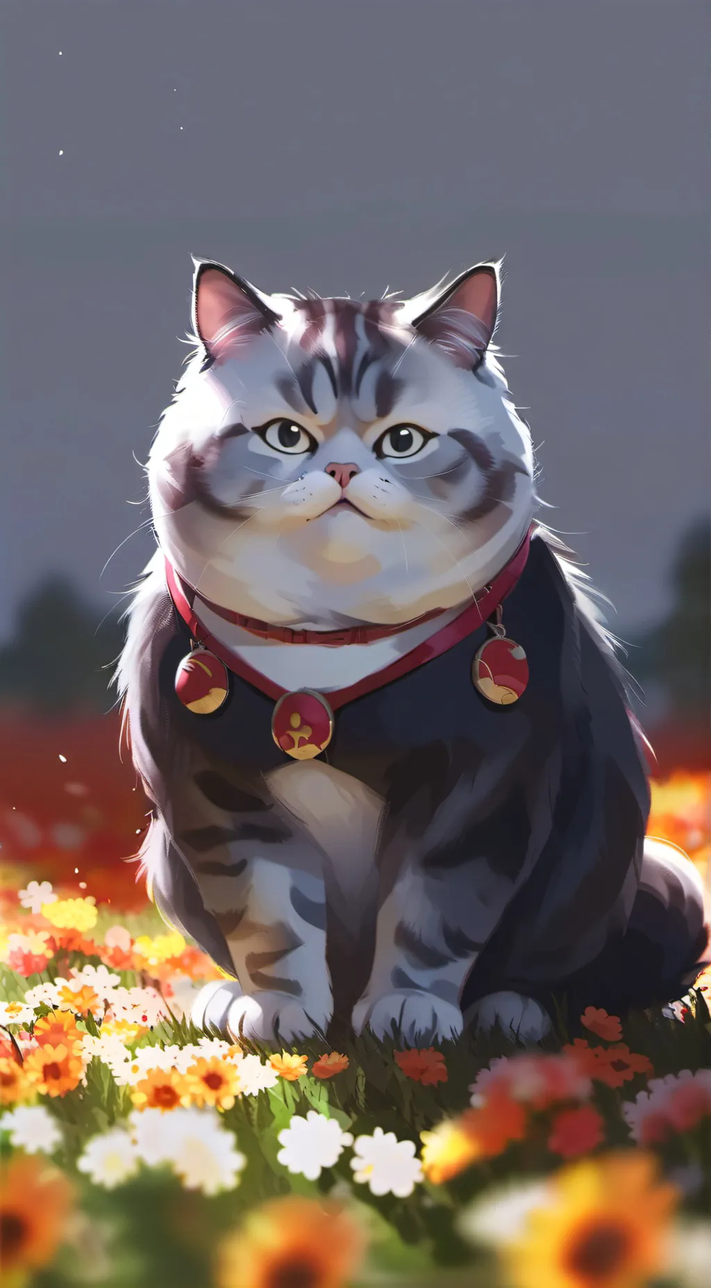 ai character: shadow background