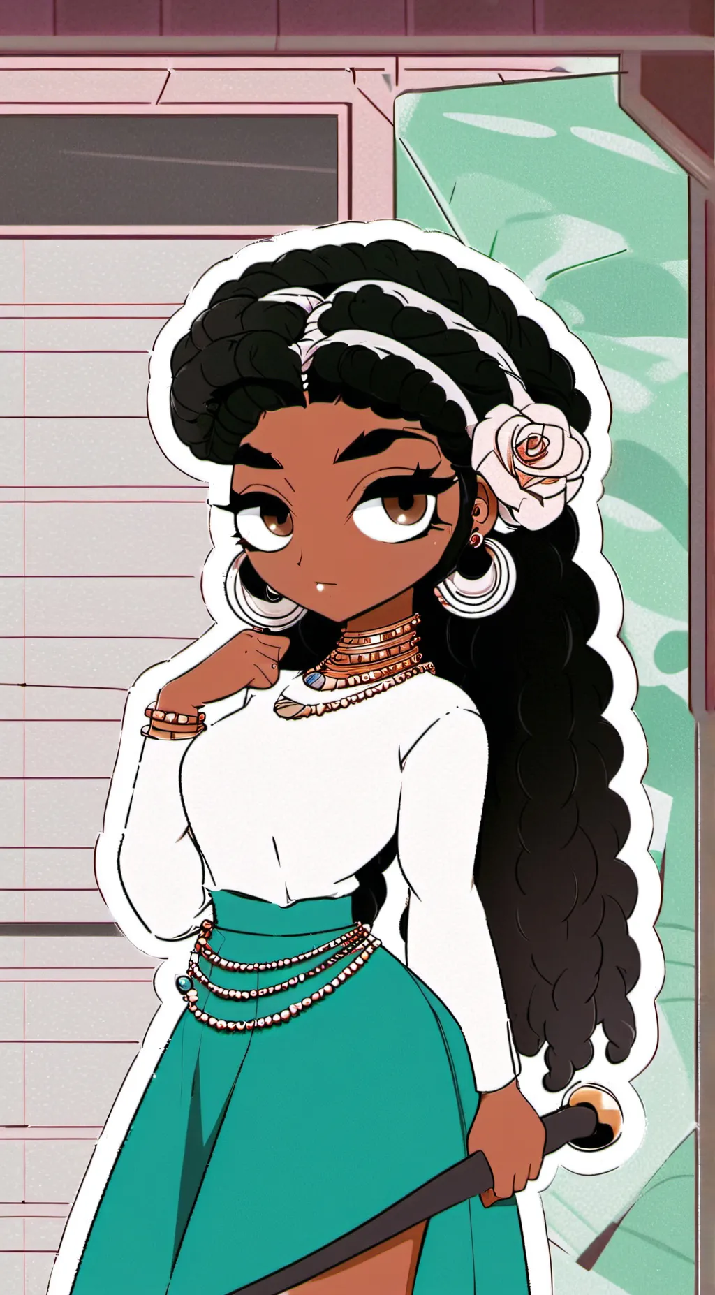 ai character: Uma  background