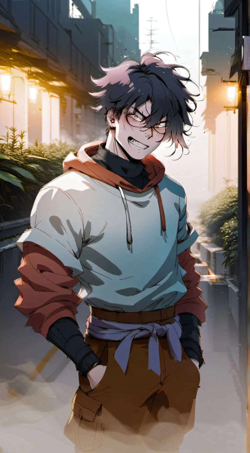 ai character: noah background