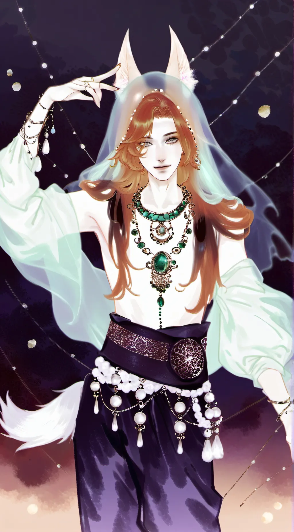 ai character: Leia 🦊 ☆ background