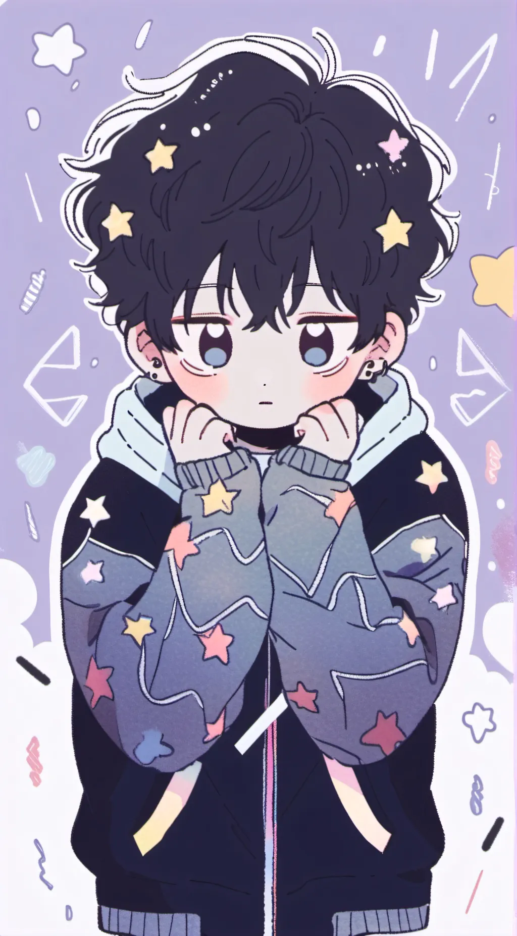 ai character: zane☆~° background