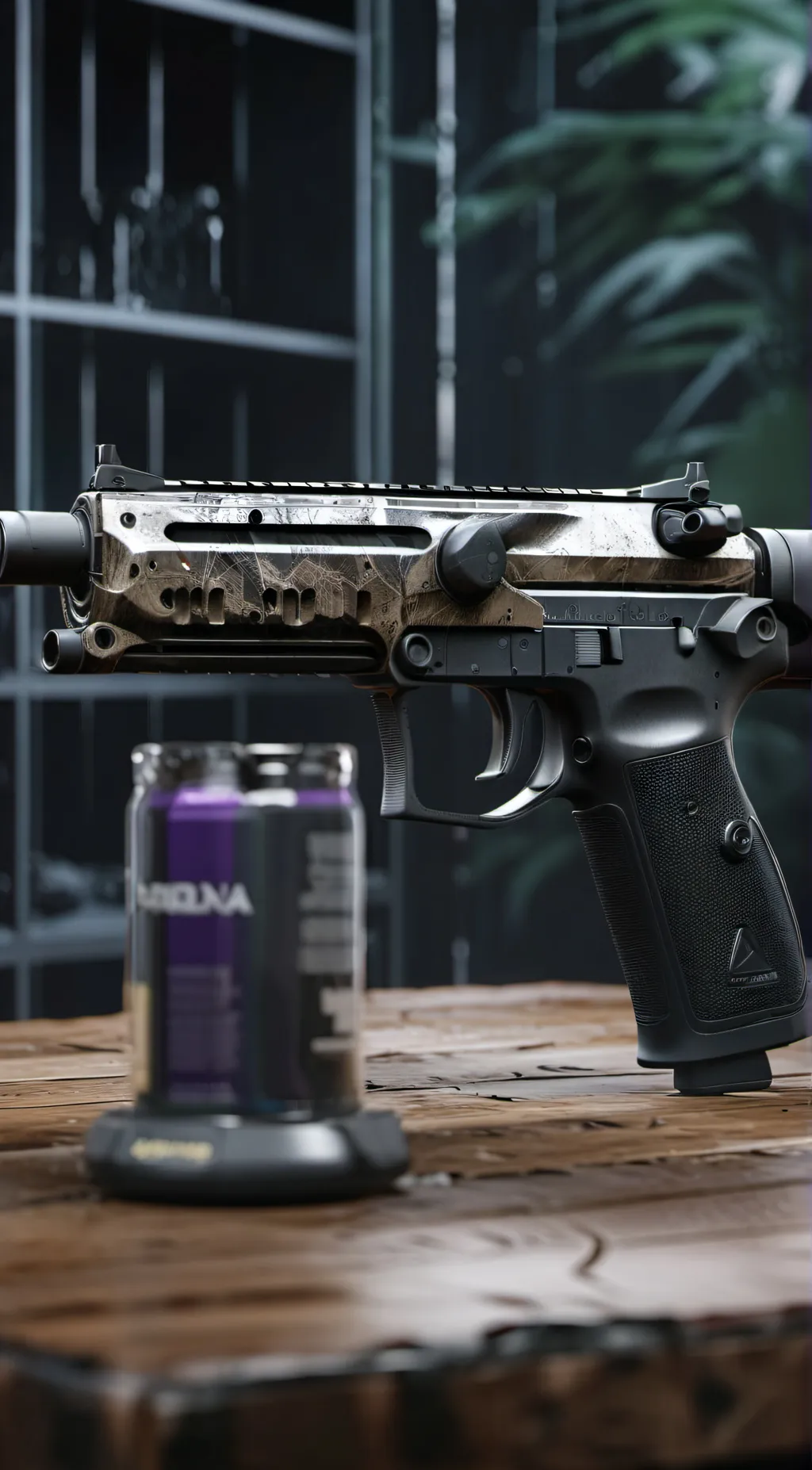 ai character: batle  grounds background