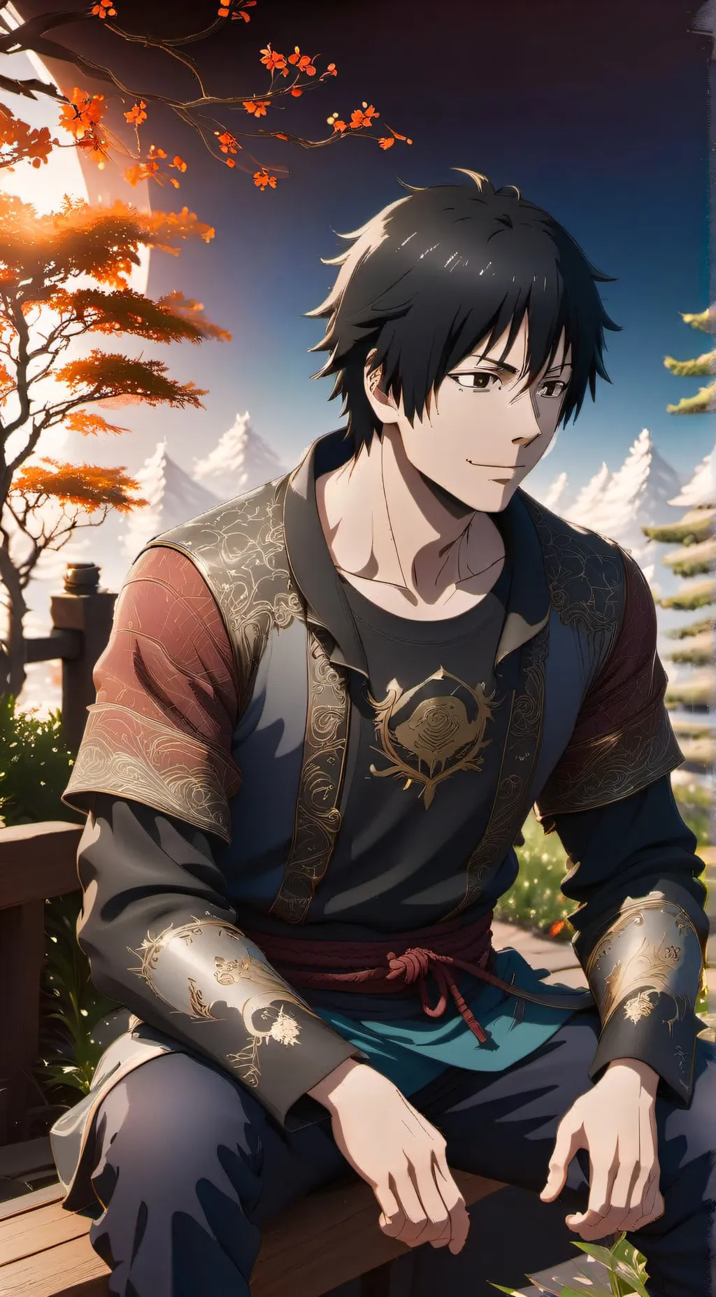 ai character: Kenji background