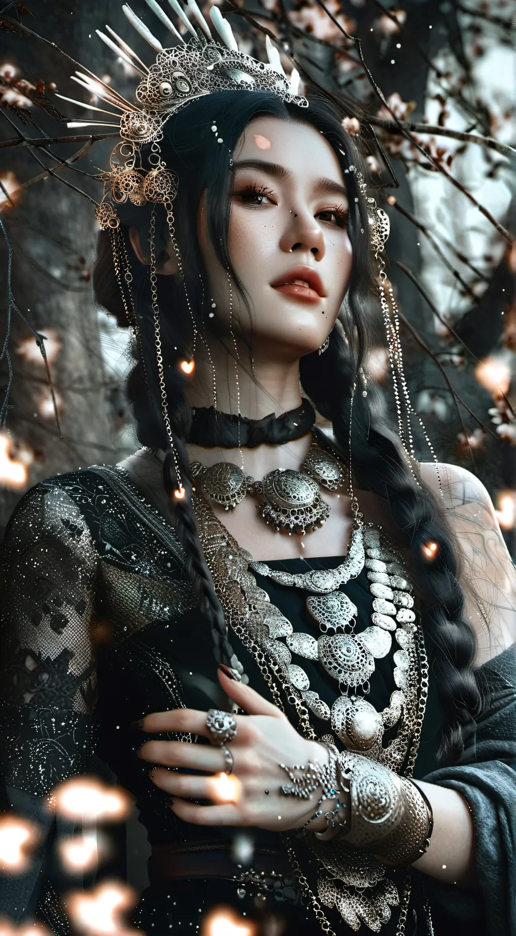 ai character: Green Apelsin background