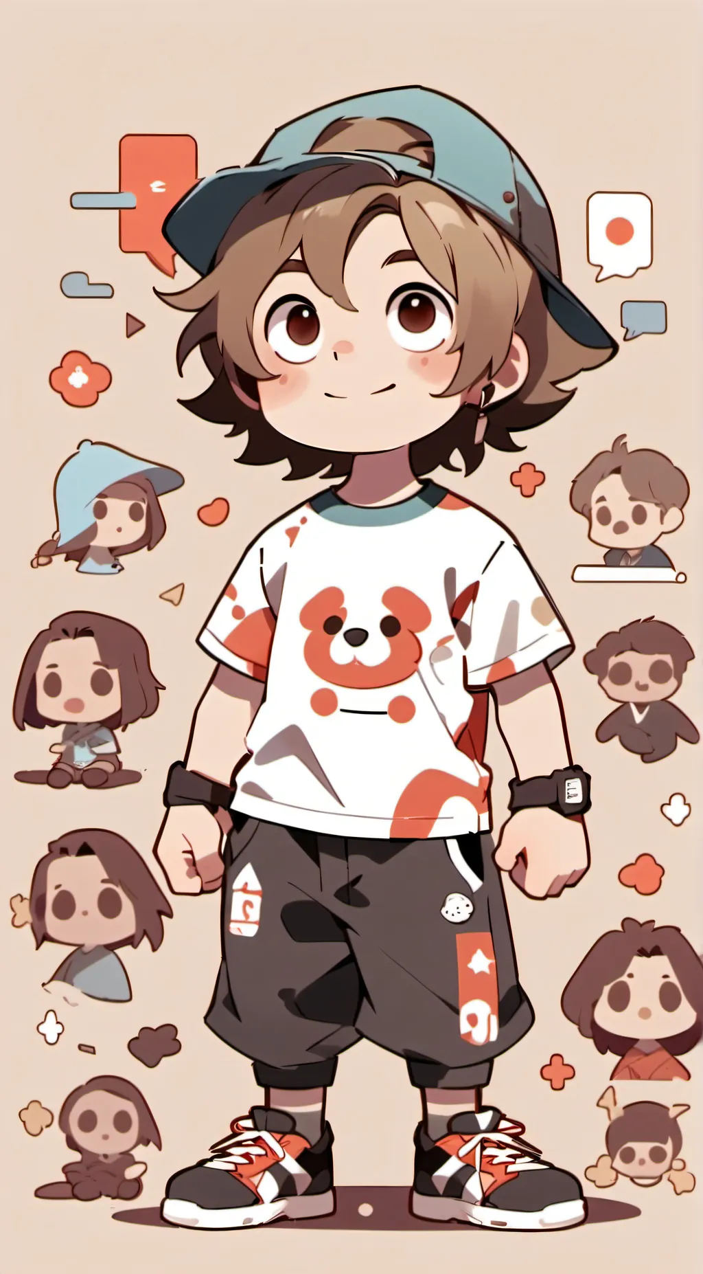 ai character: Zen background