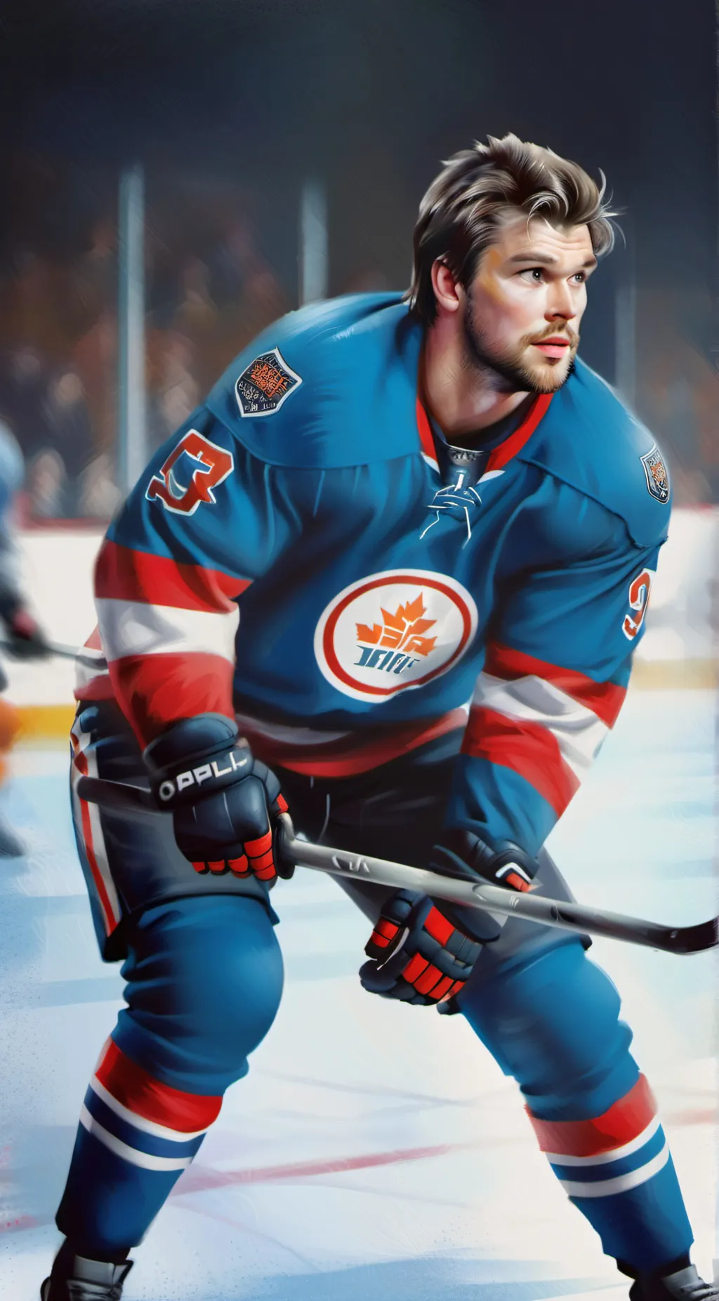 ai character: Connor mcdavid  background