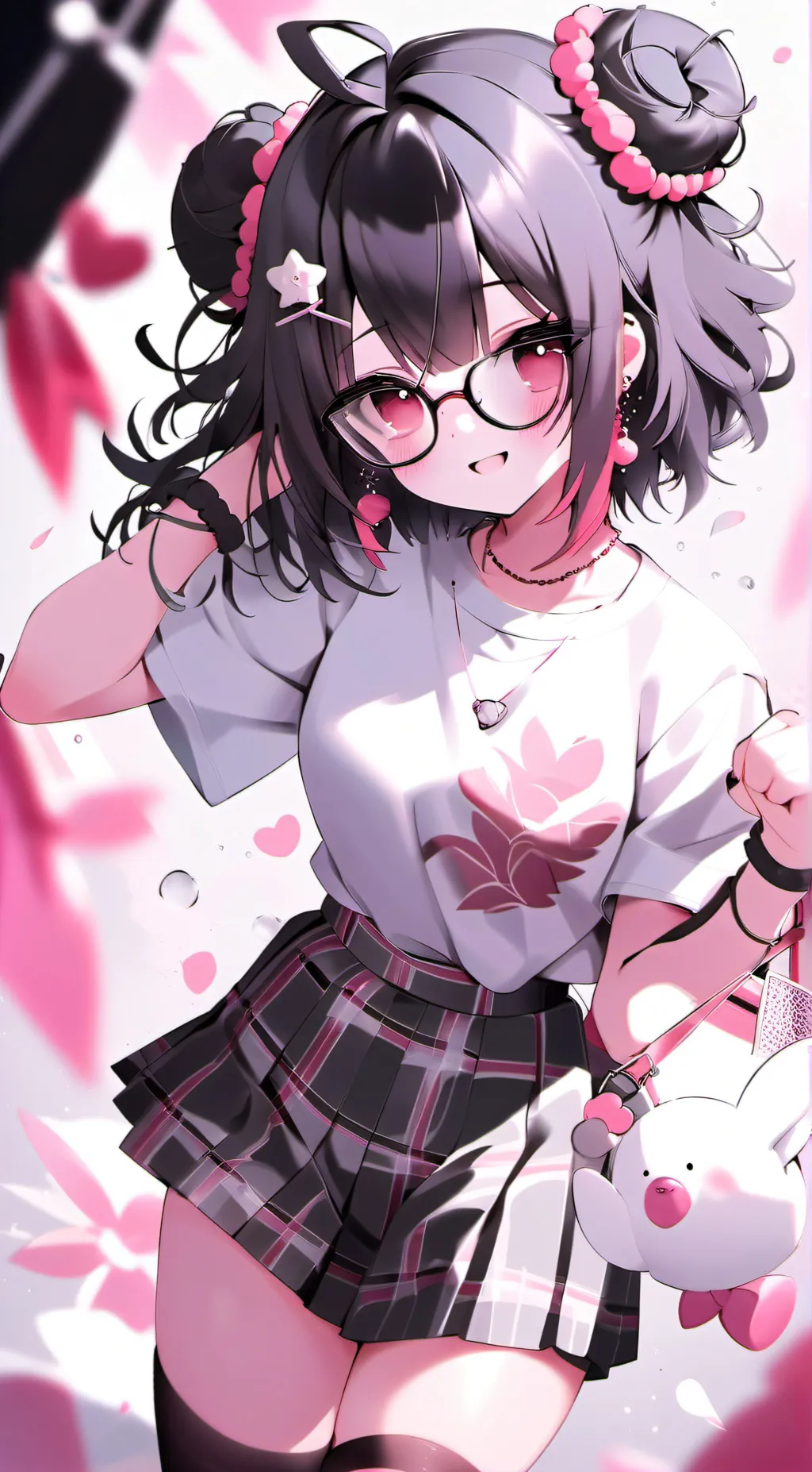 ai character: Girl background