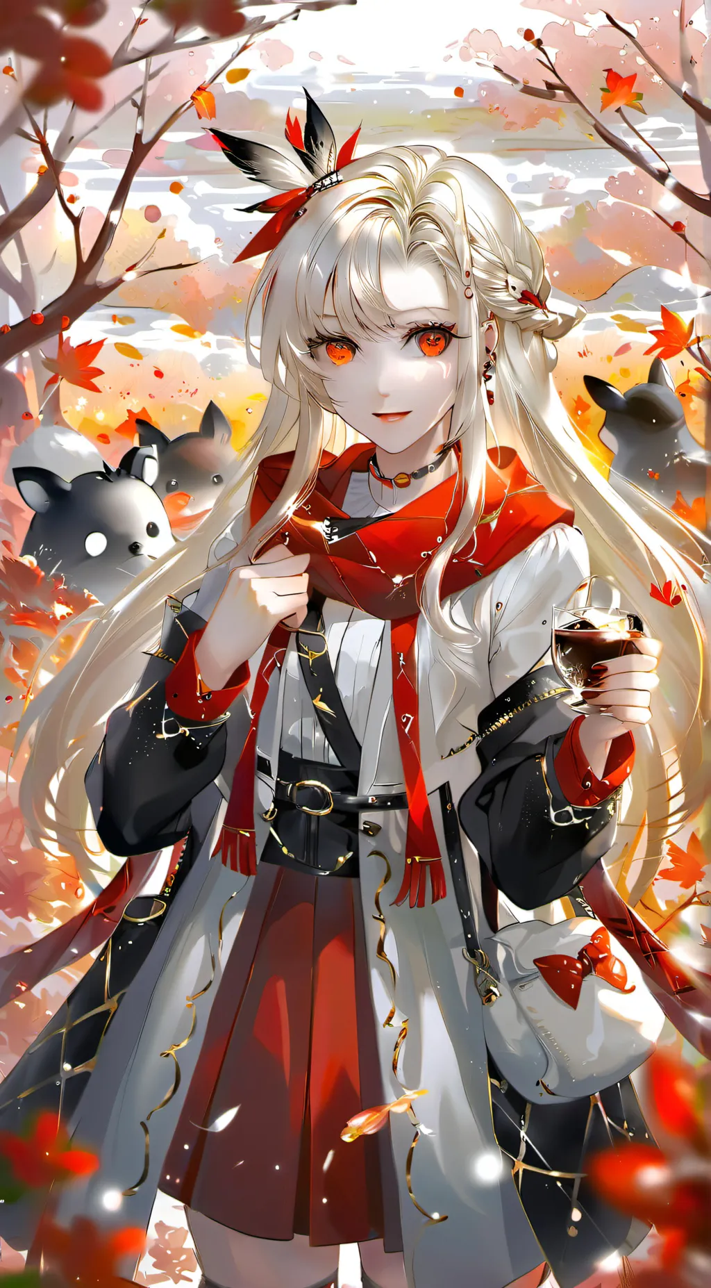 ai character: bella and ella background