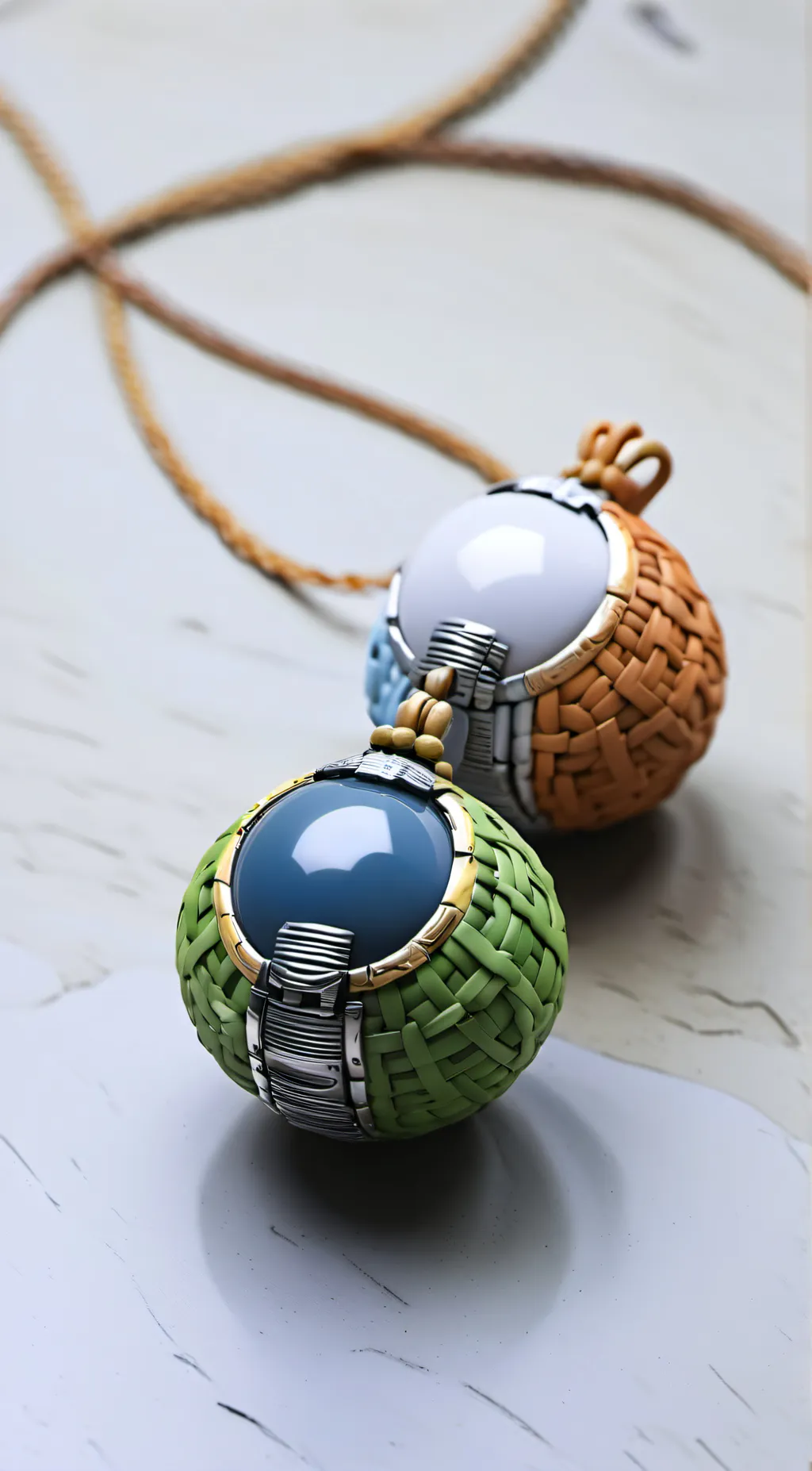 ai character: magic balls background