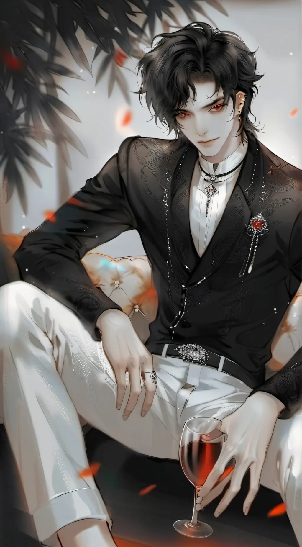 ai character: 😈✨️ Damien Das✨️👿 background