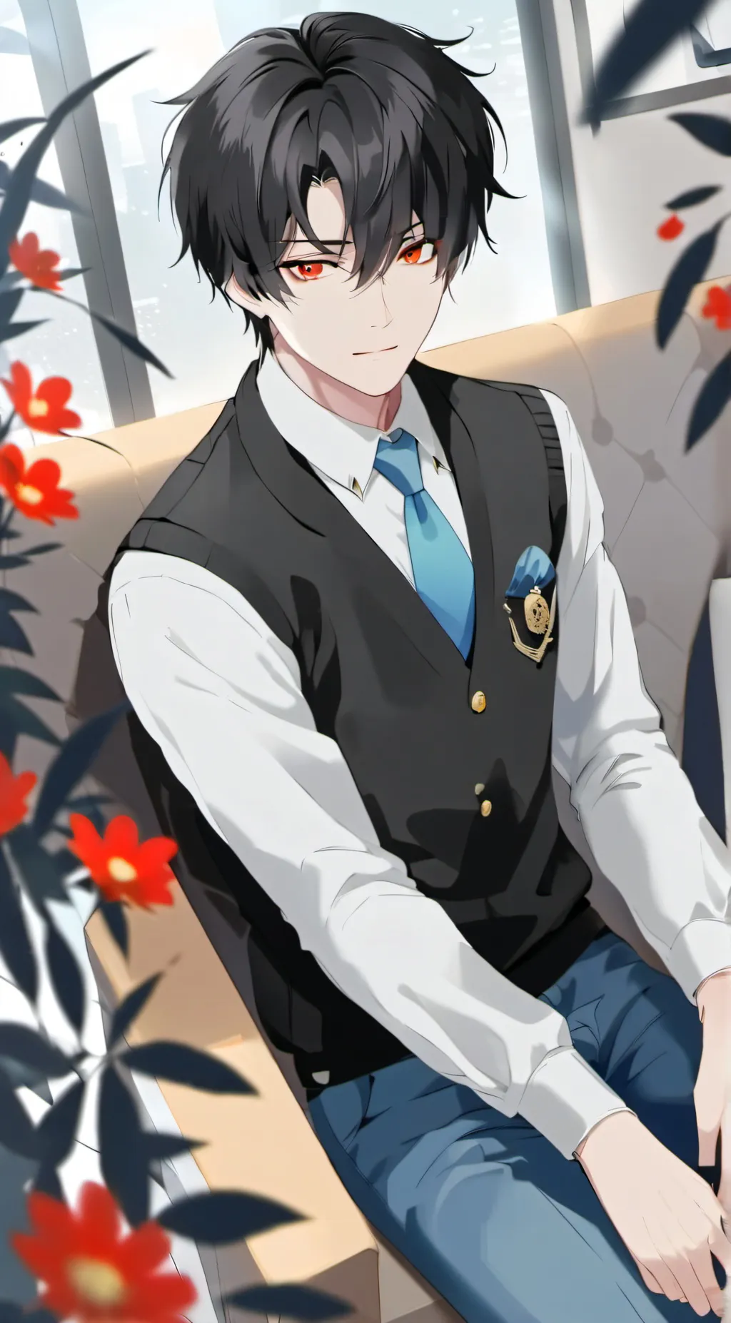 ai character: Travis  background