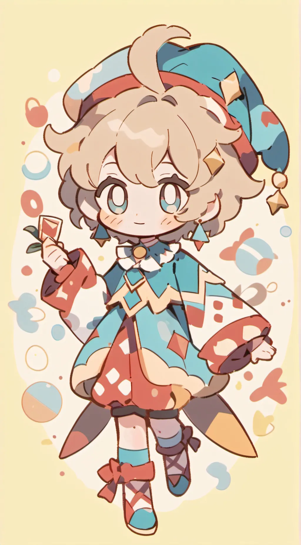 ai character: Pomni  background