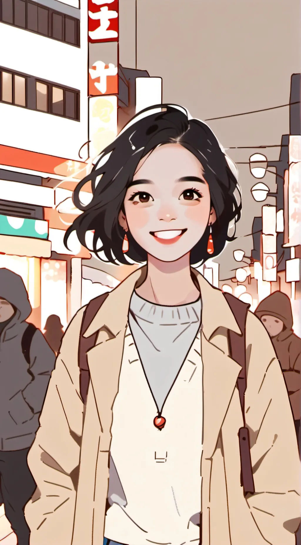 ai character: AI Girlfriend background