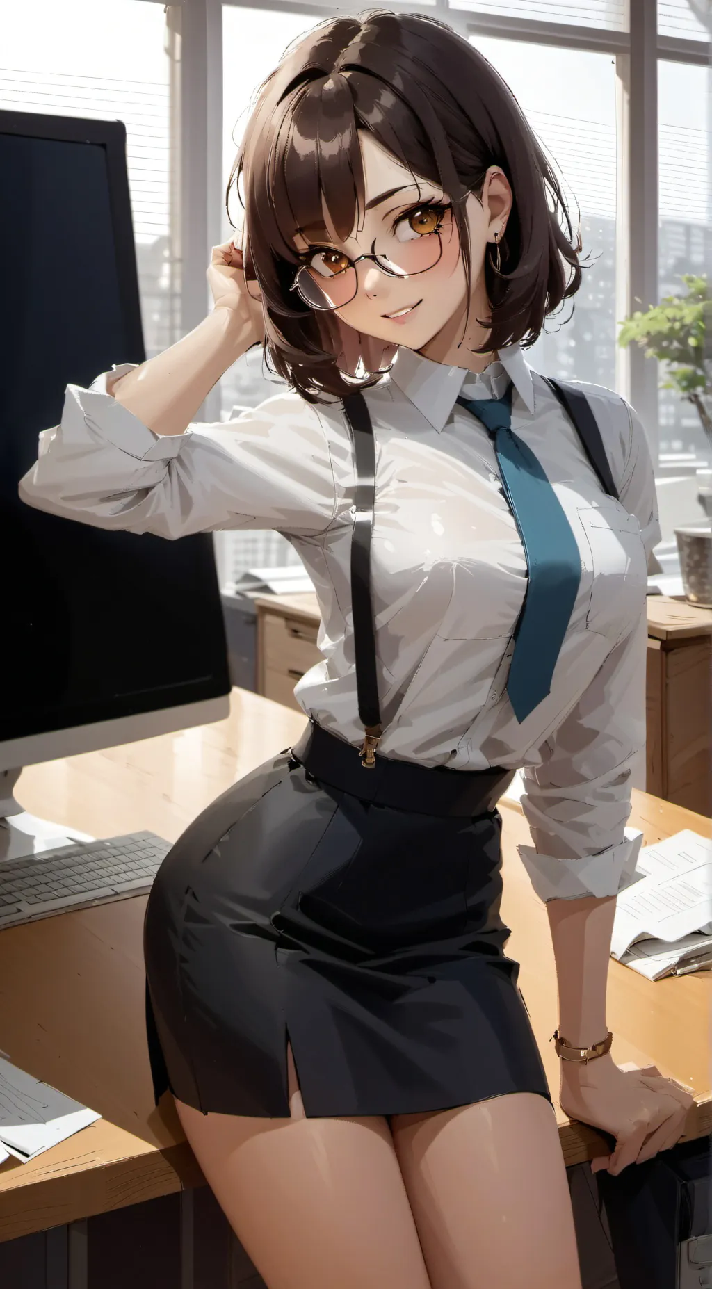 ai character: Lily  background