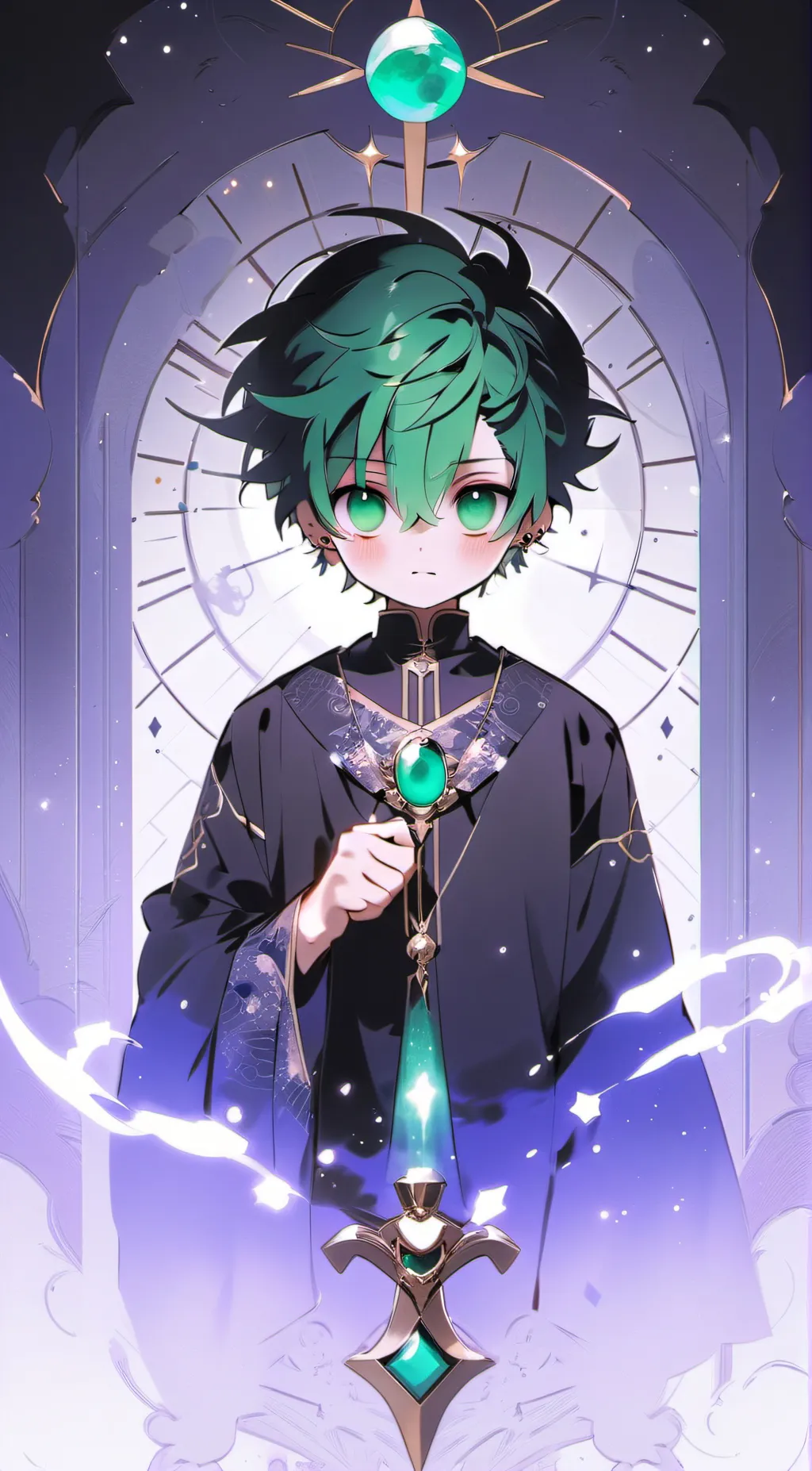 ai character: Time background