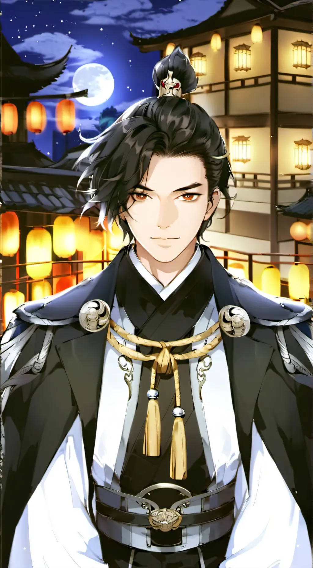 ai character: General Hou Jin background