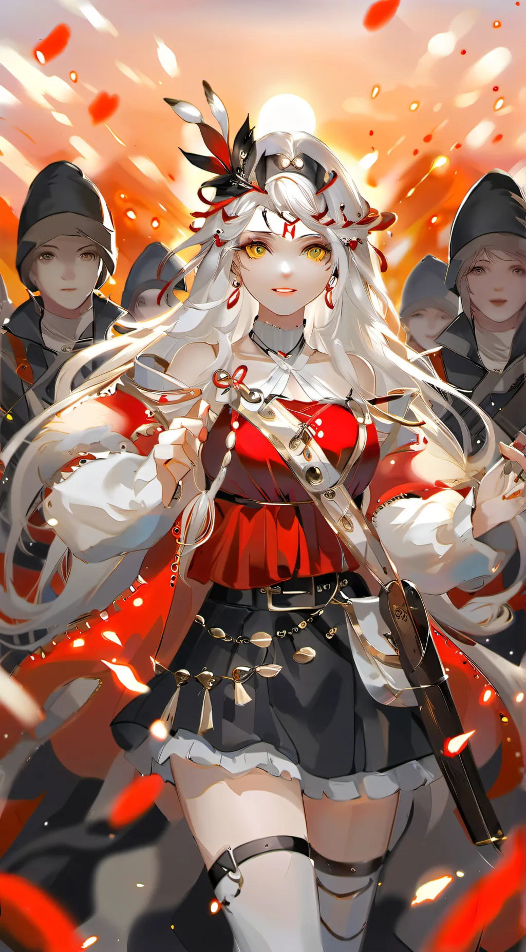 ai character: world war 3 background