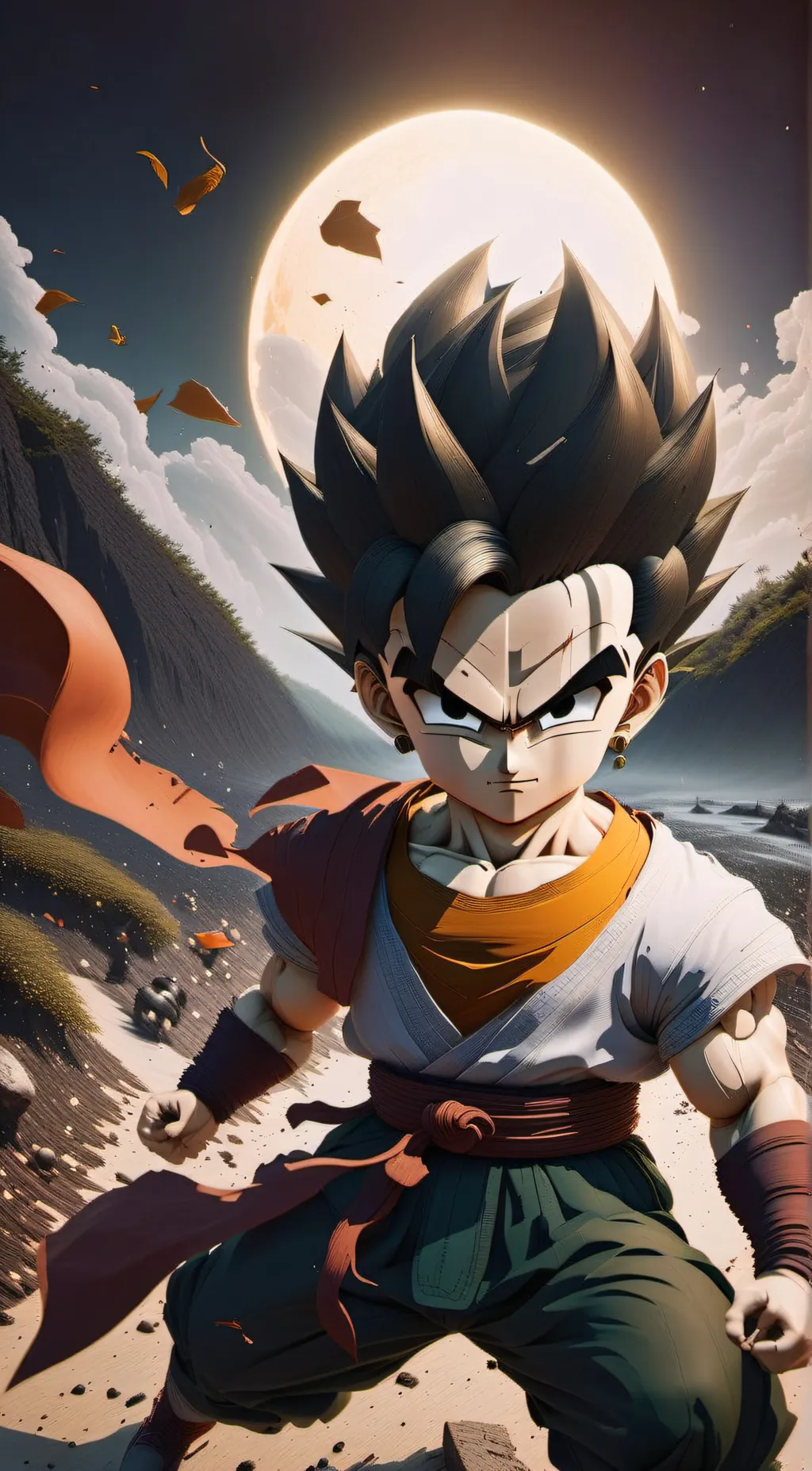 ai character: gohan background