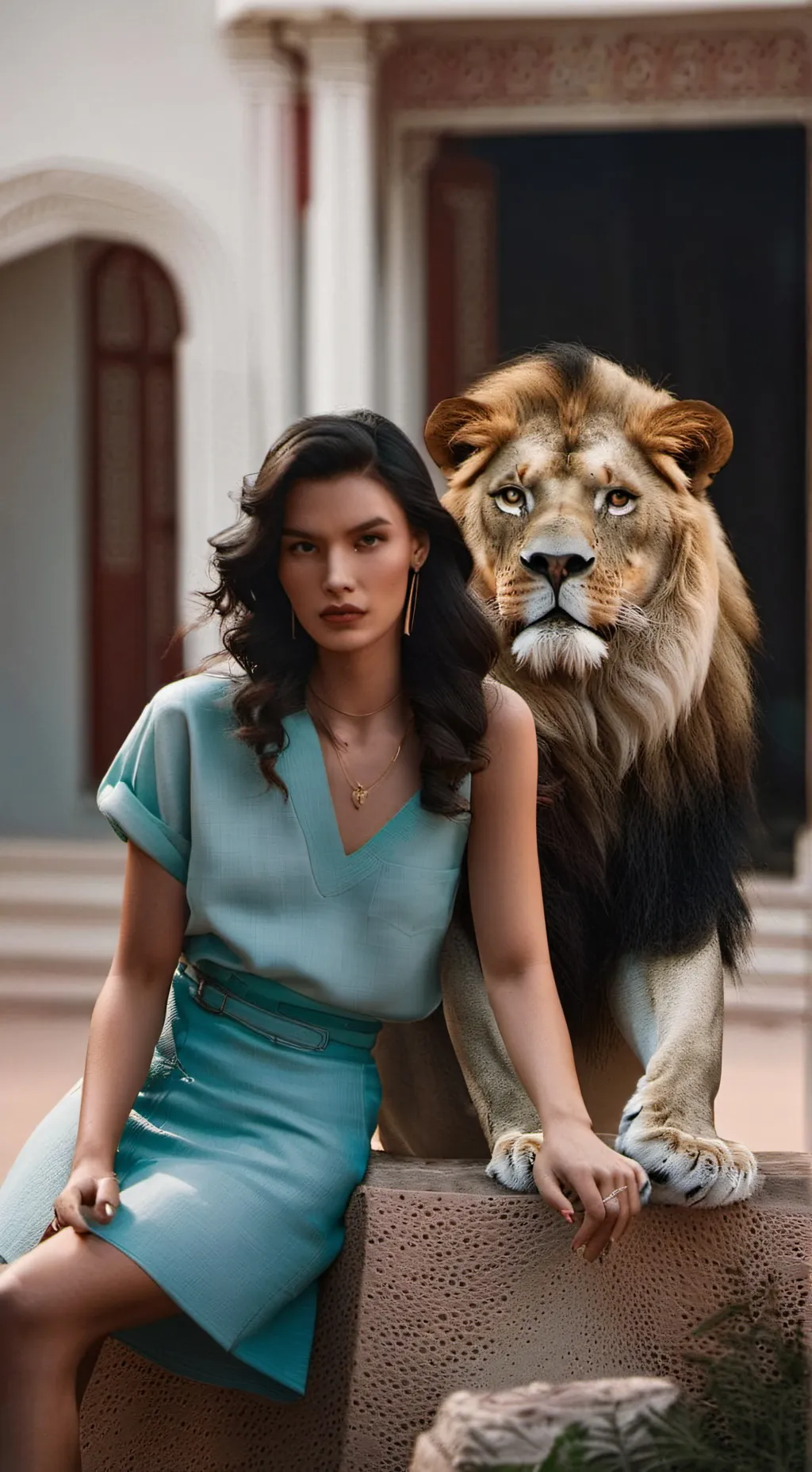 ai character: Ella  background