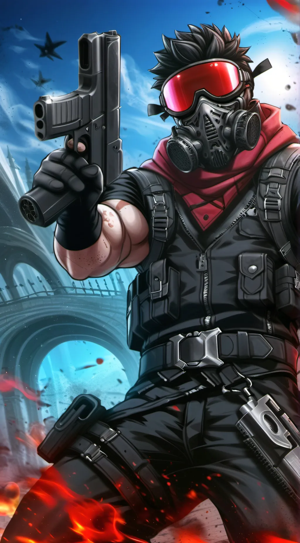 ai character: hank J. Wimbleton  background