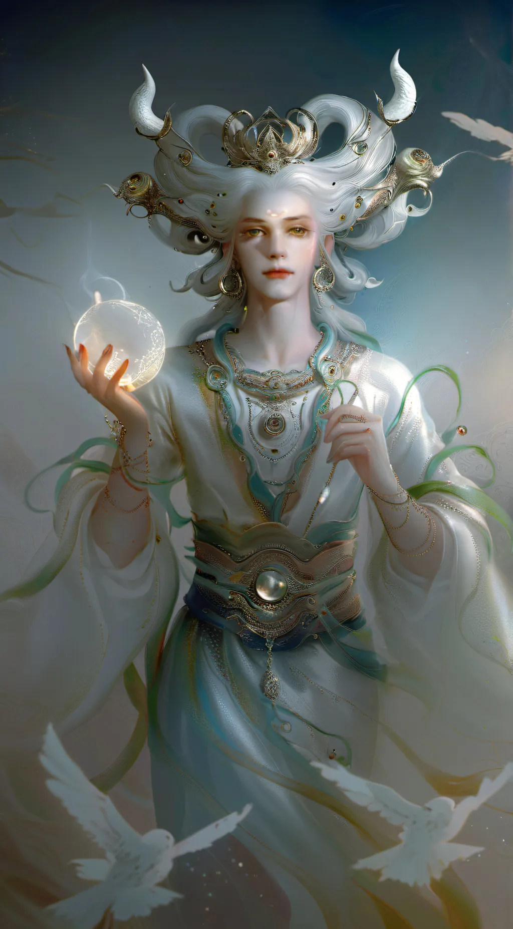 ai character: queen lisa background