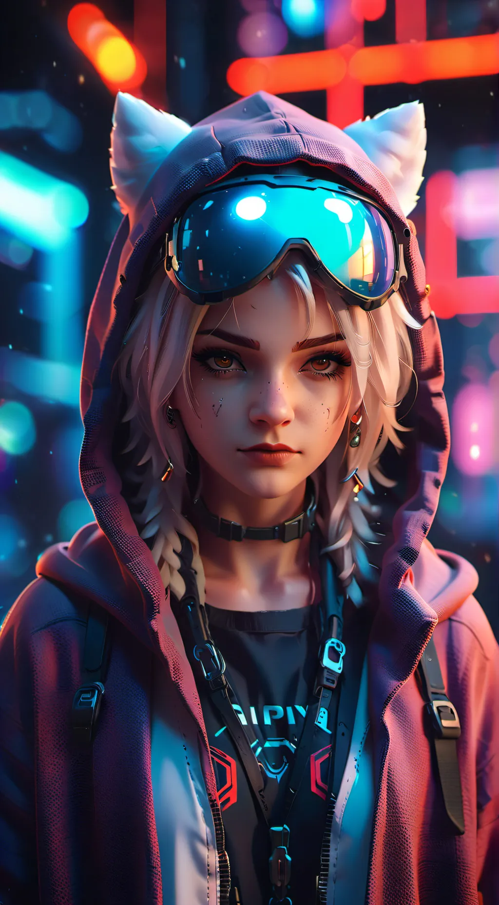 ai character: Nicole  background